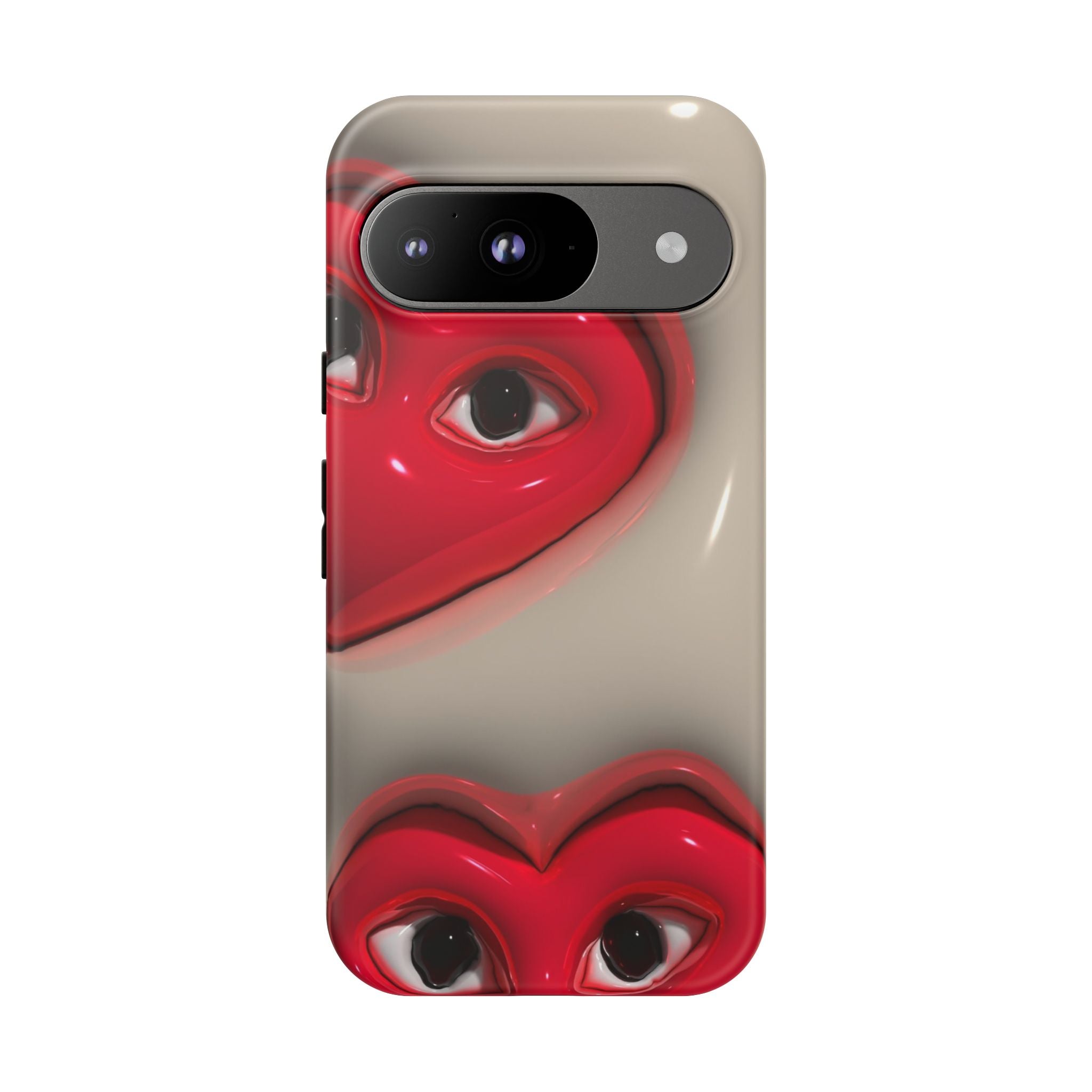 3D Hearts Phone Case