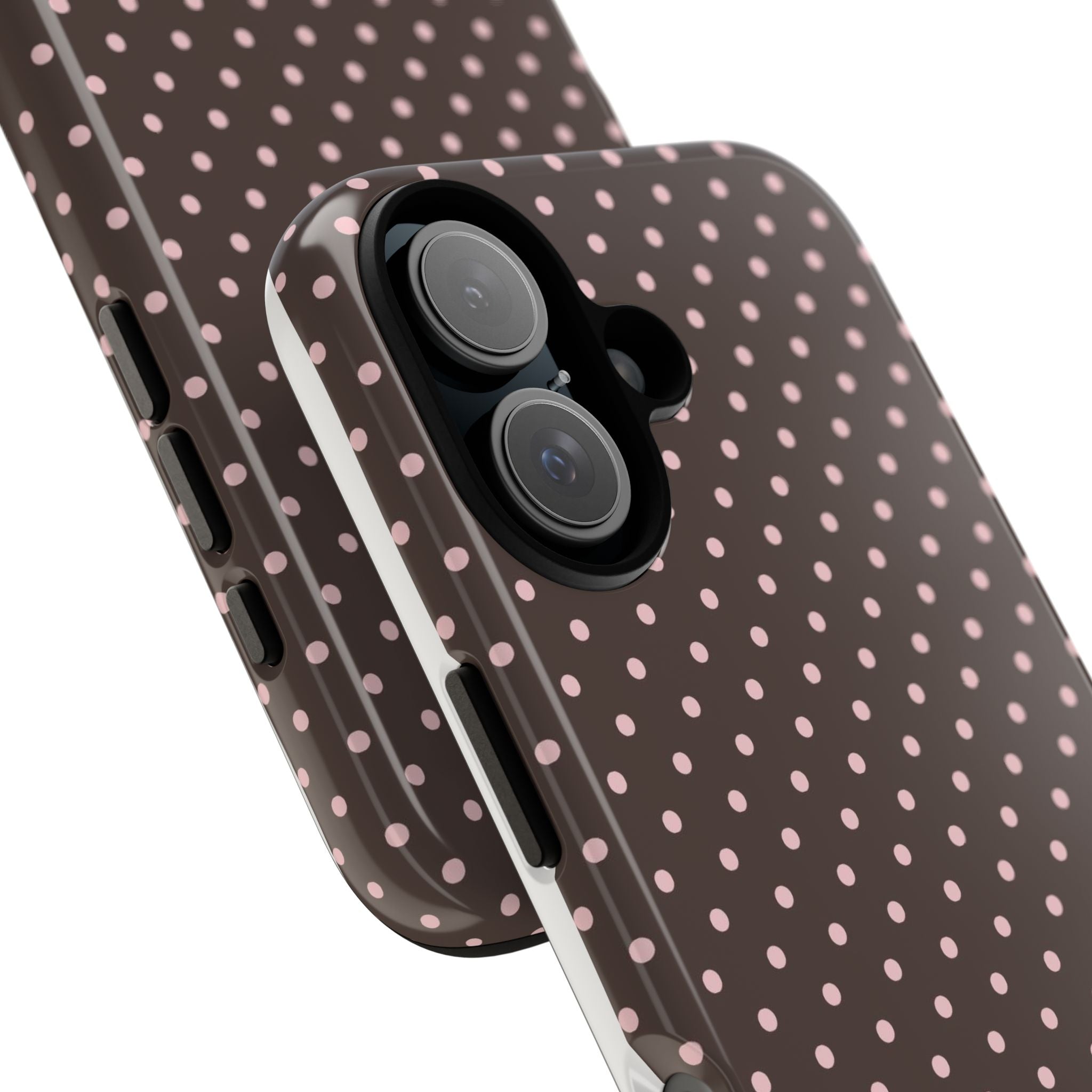 Brown Polka Phone Case