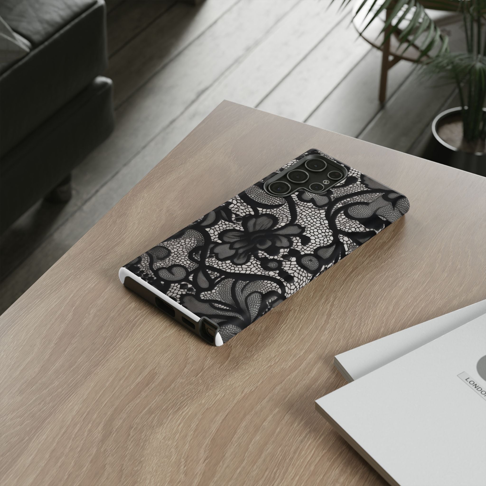 Black Lace Phone Case