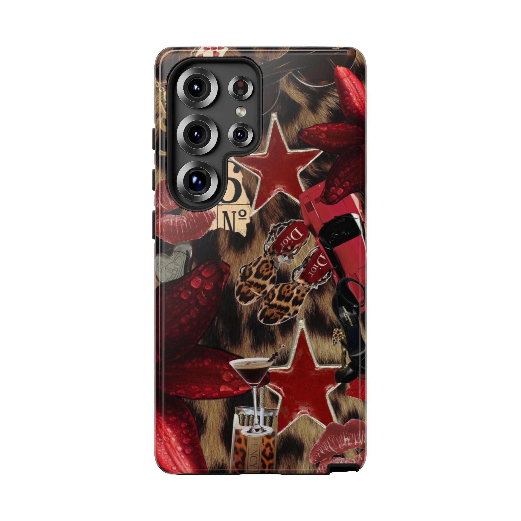 Cheetah Red Phone Case
