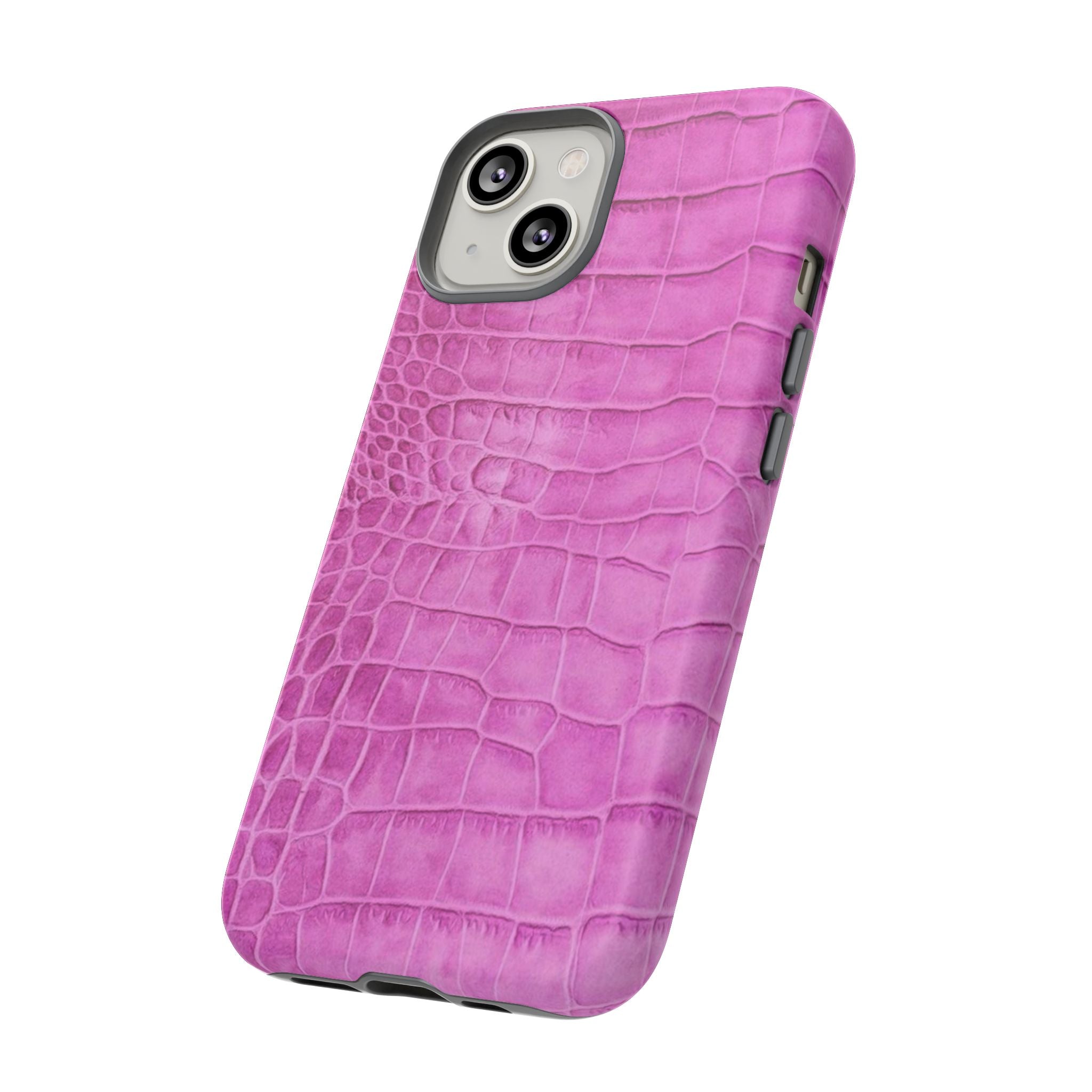 Purple Croc Phone Case