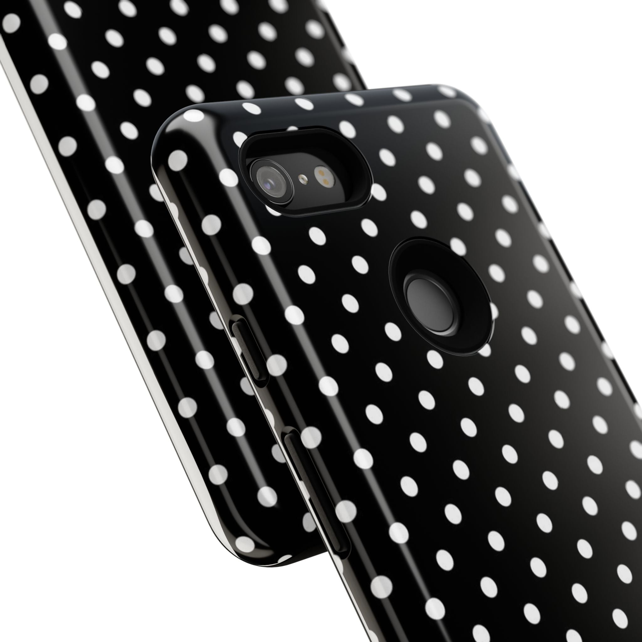 Black Polka Dot Phone Case