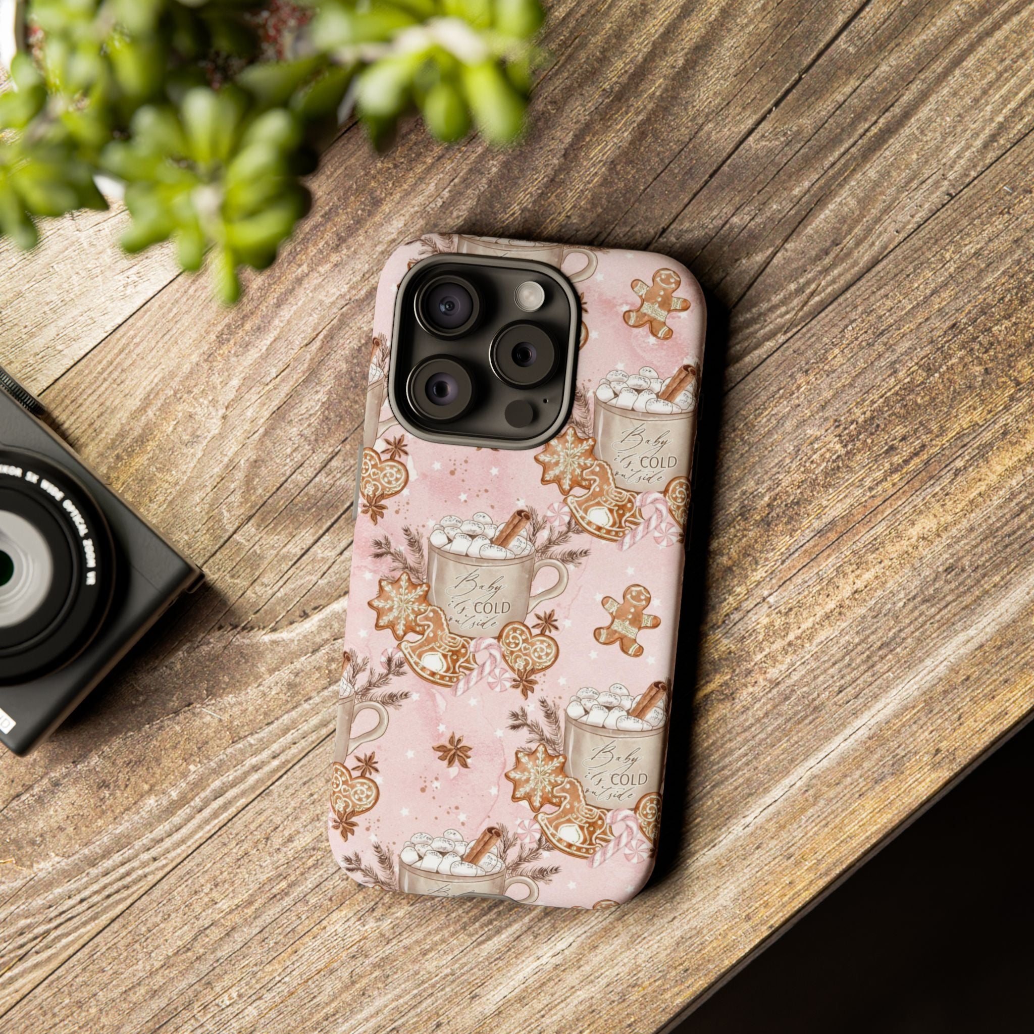 Pink Christmas Phone Case