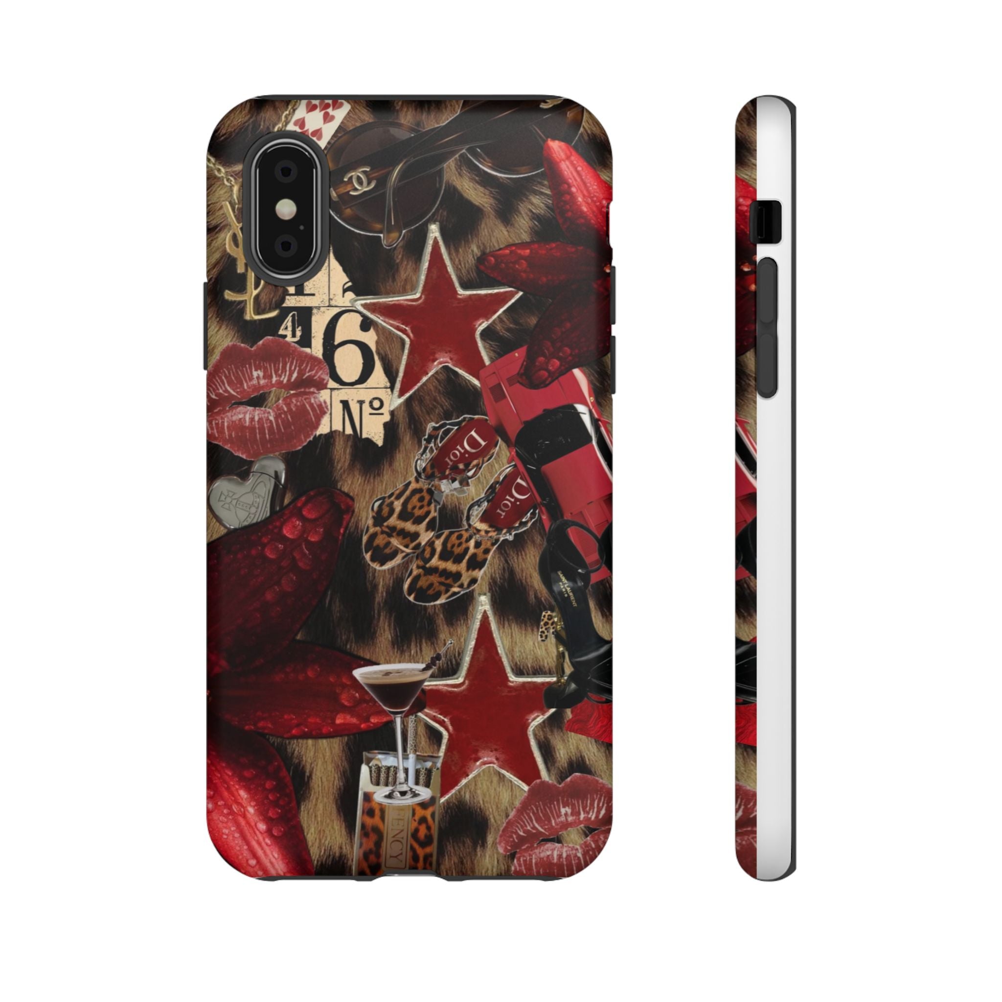 Cheetah Red Phone Case