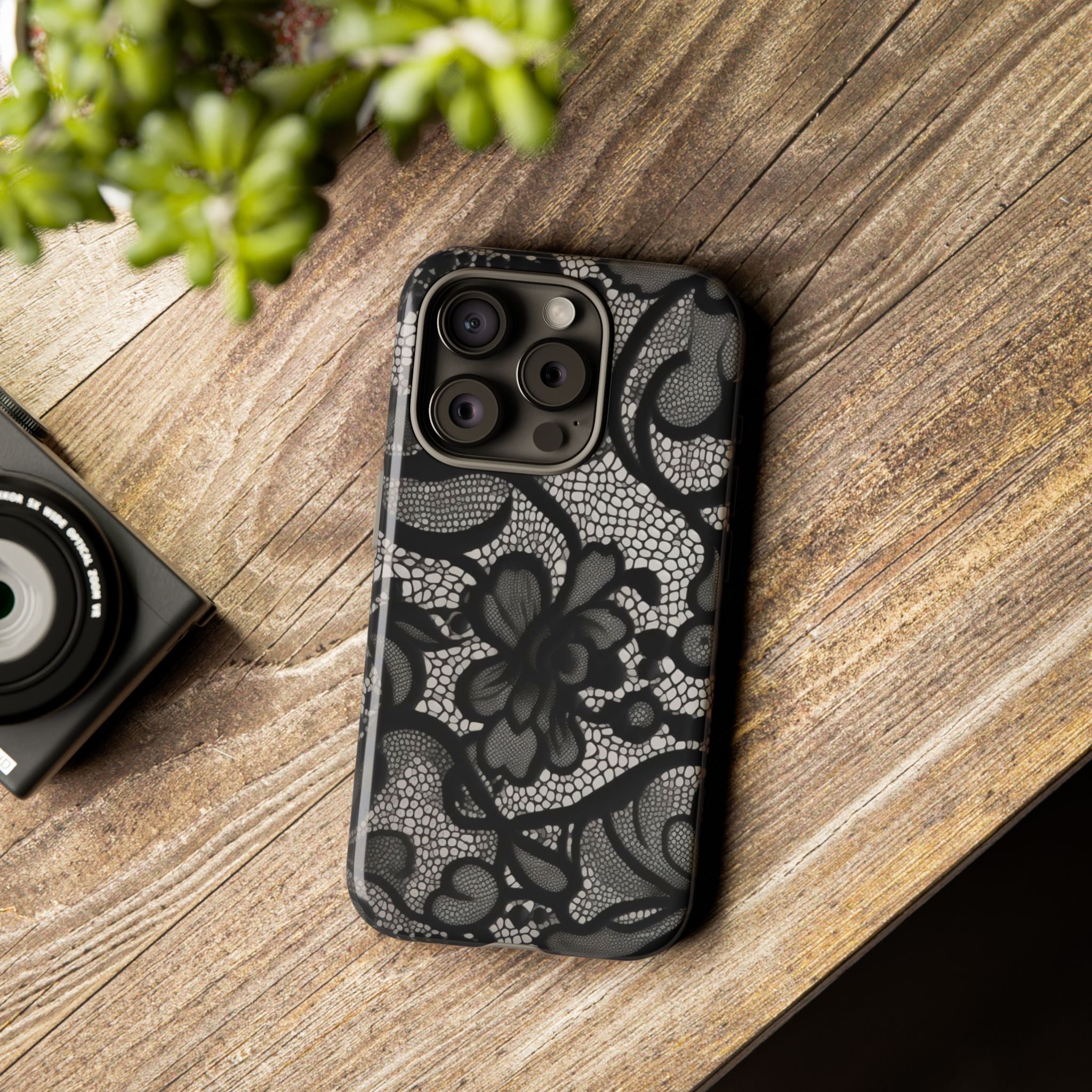Black Lace Phone Case