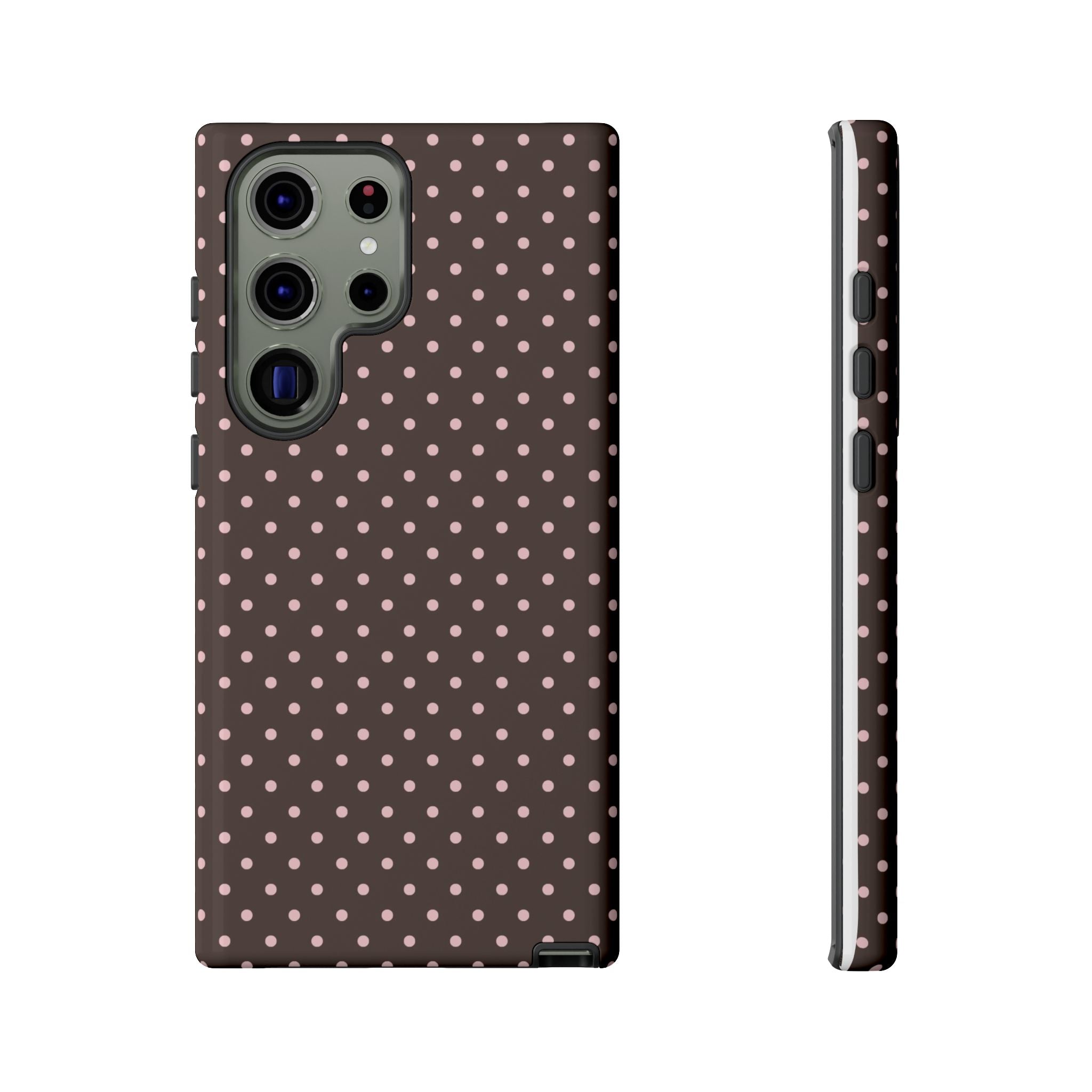 Brown Polka Phone Case