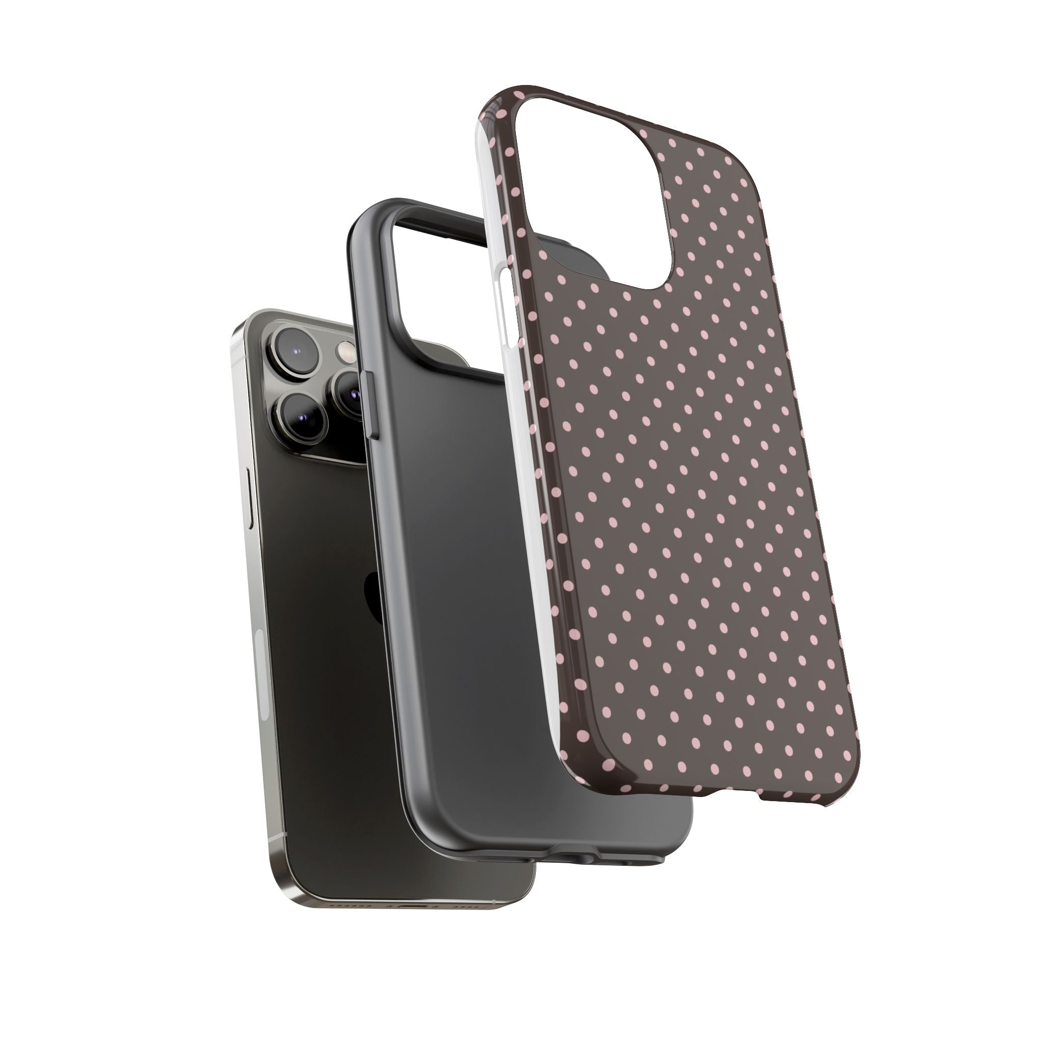 Brown Polka Phone Case