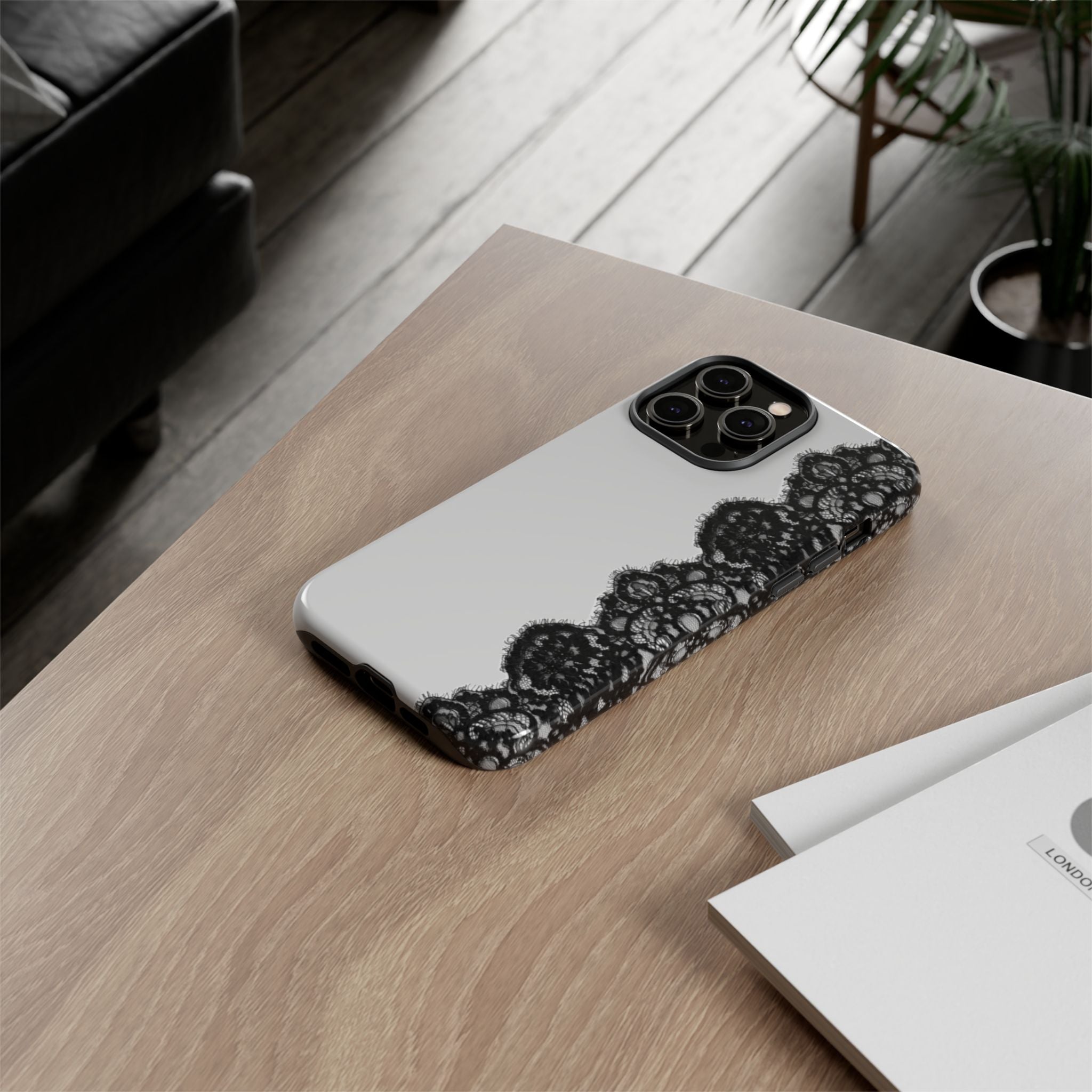 Black Lace Phone Case