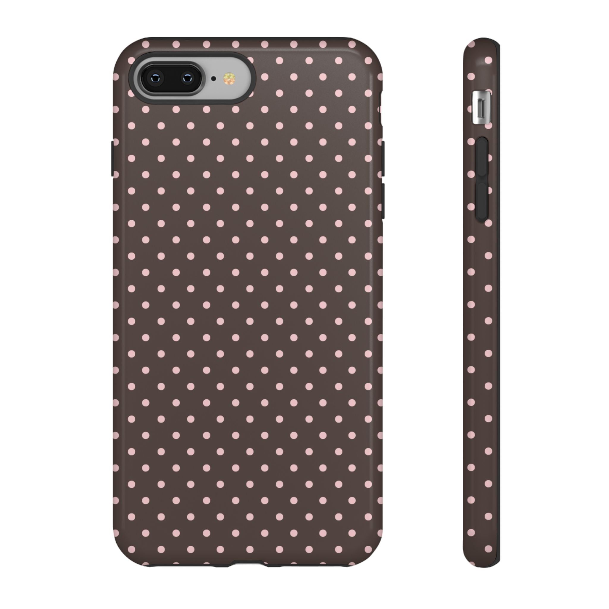 Brown Polka Phone Case