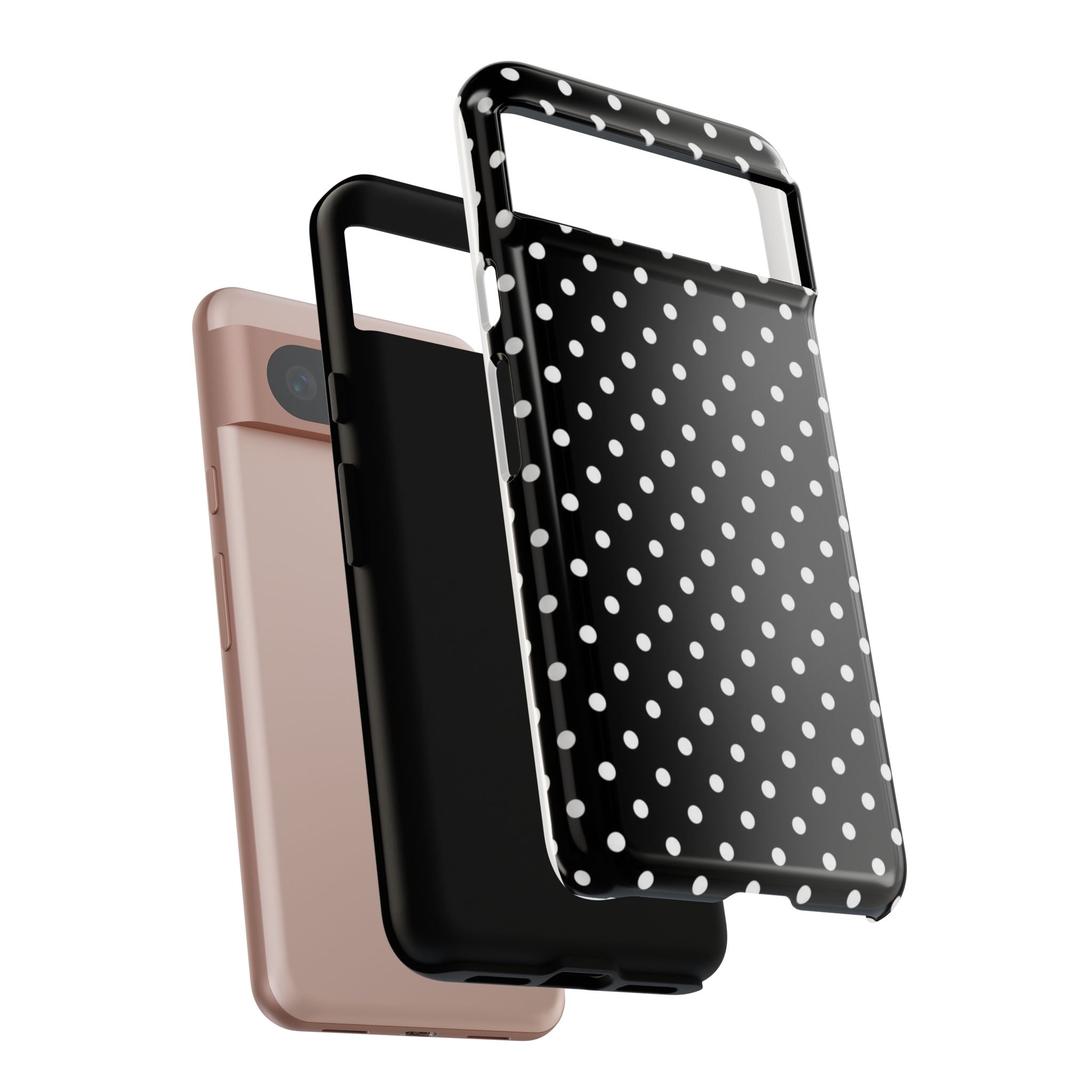 Black Polka Dot Phone Case