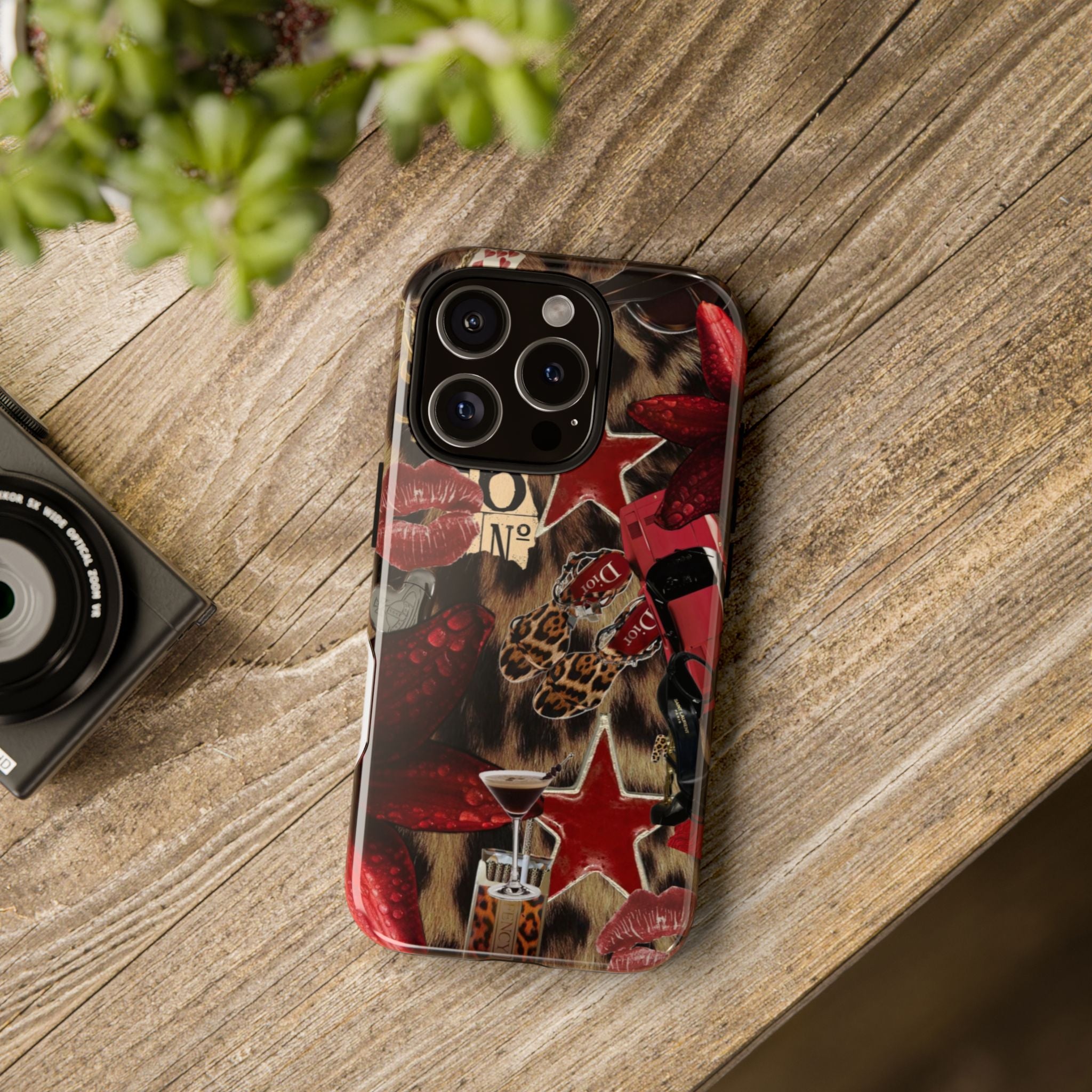 Cheetah Red Phone Case