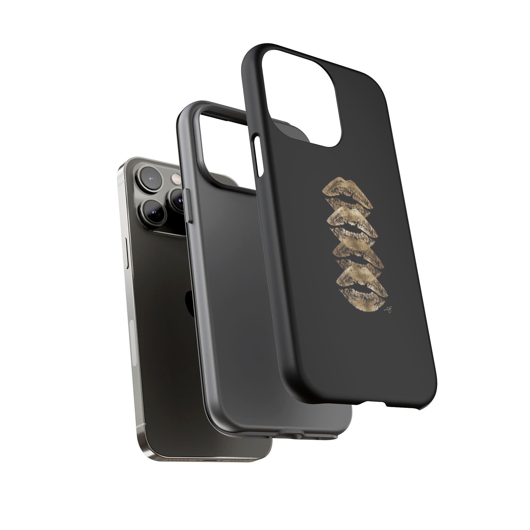 Golden Lipstick Phone Case