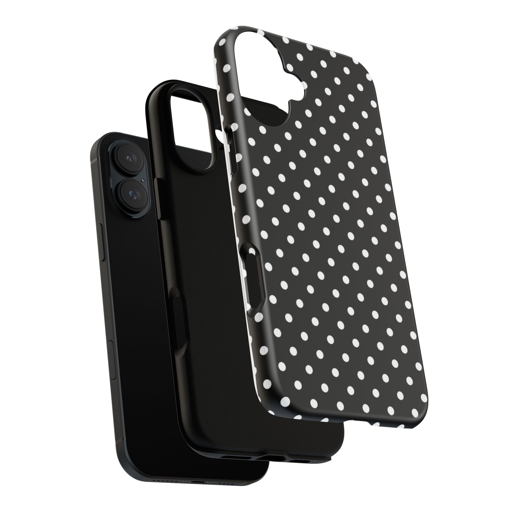 Black Polka Dot Phone Case