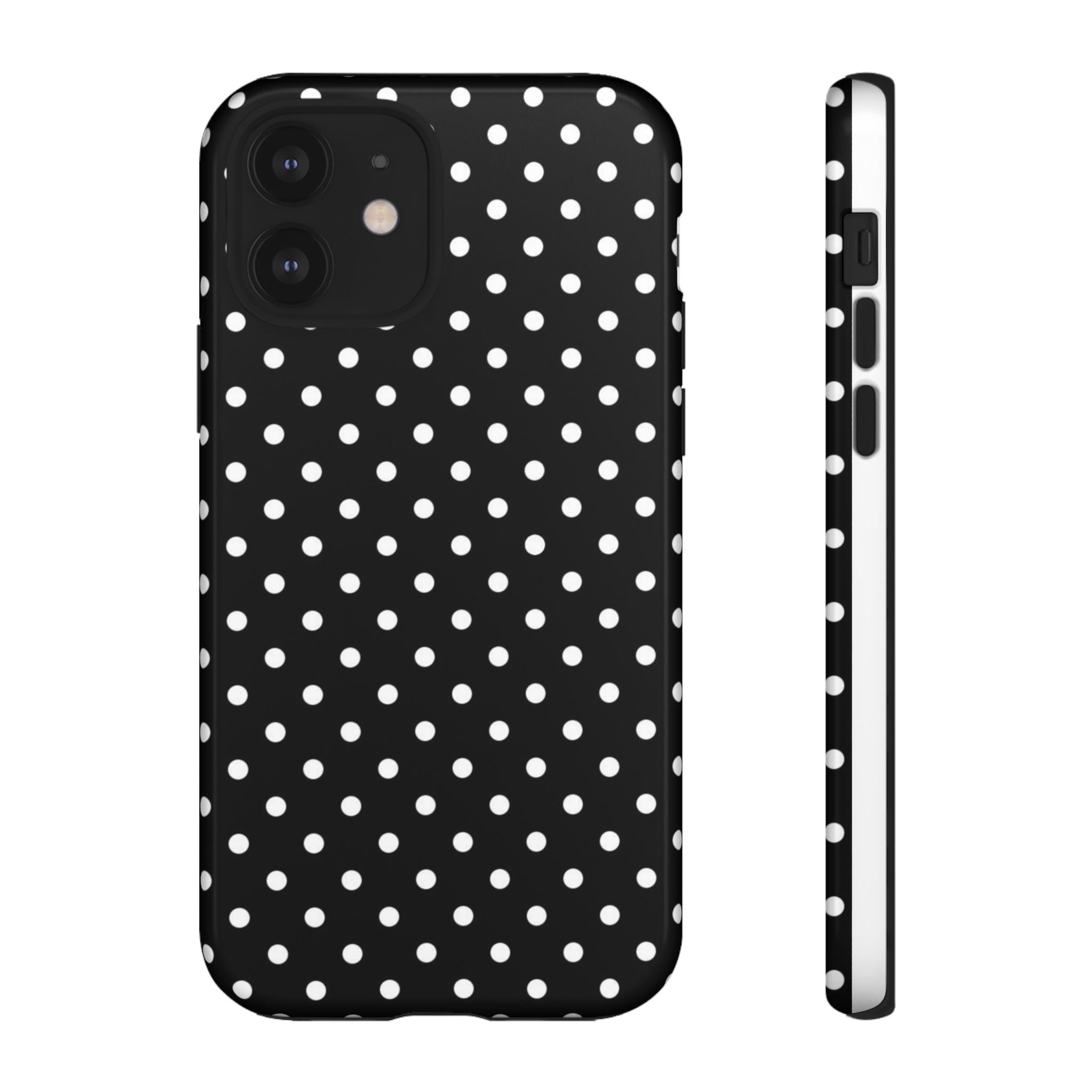 Black Polka Dot Phone Case