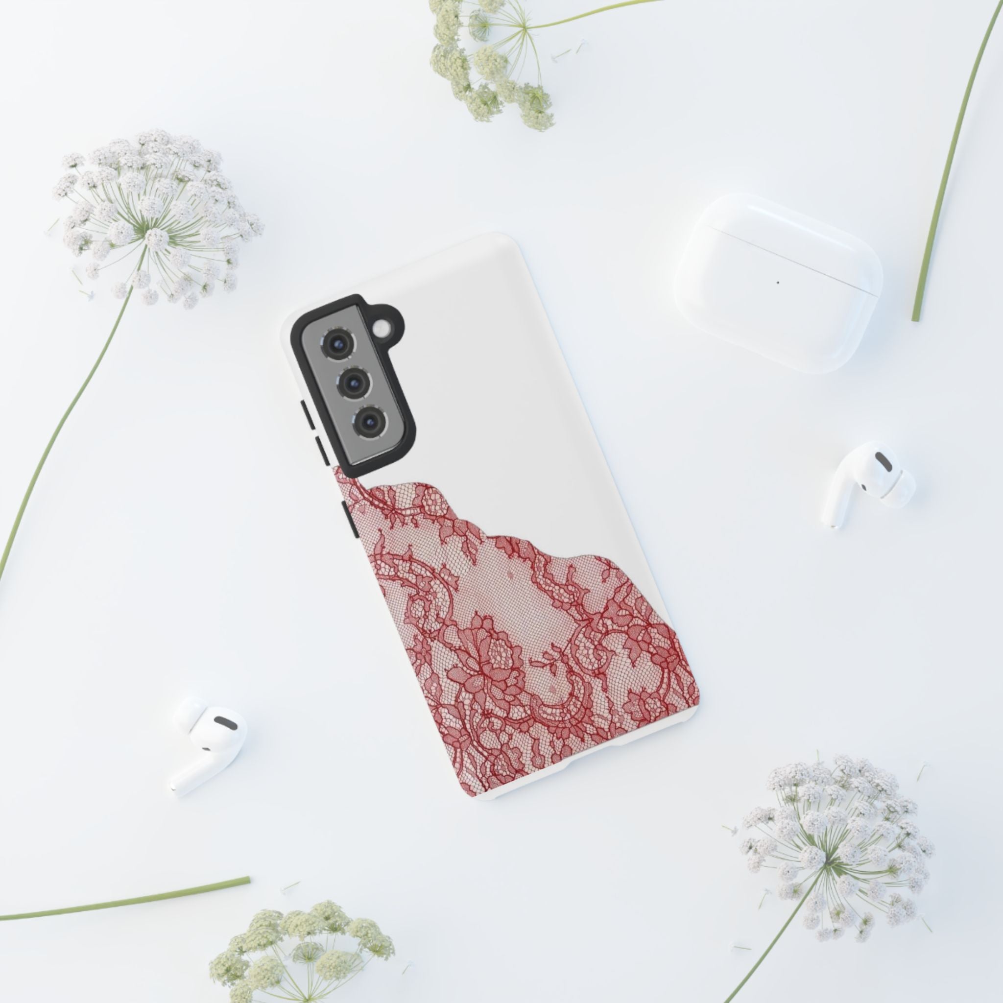 Red Lace Phone Case