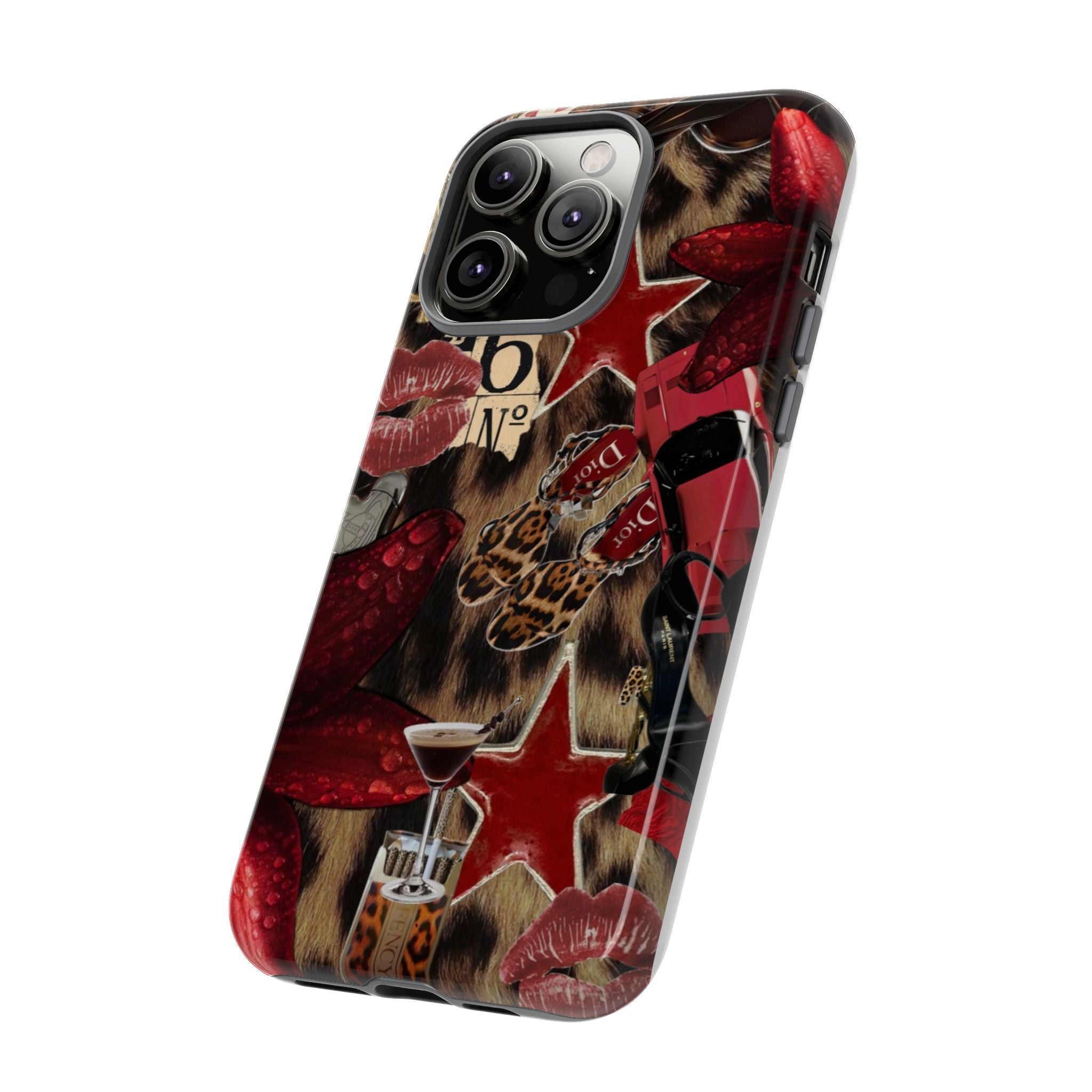 Cheetah Red Phone Case