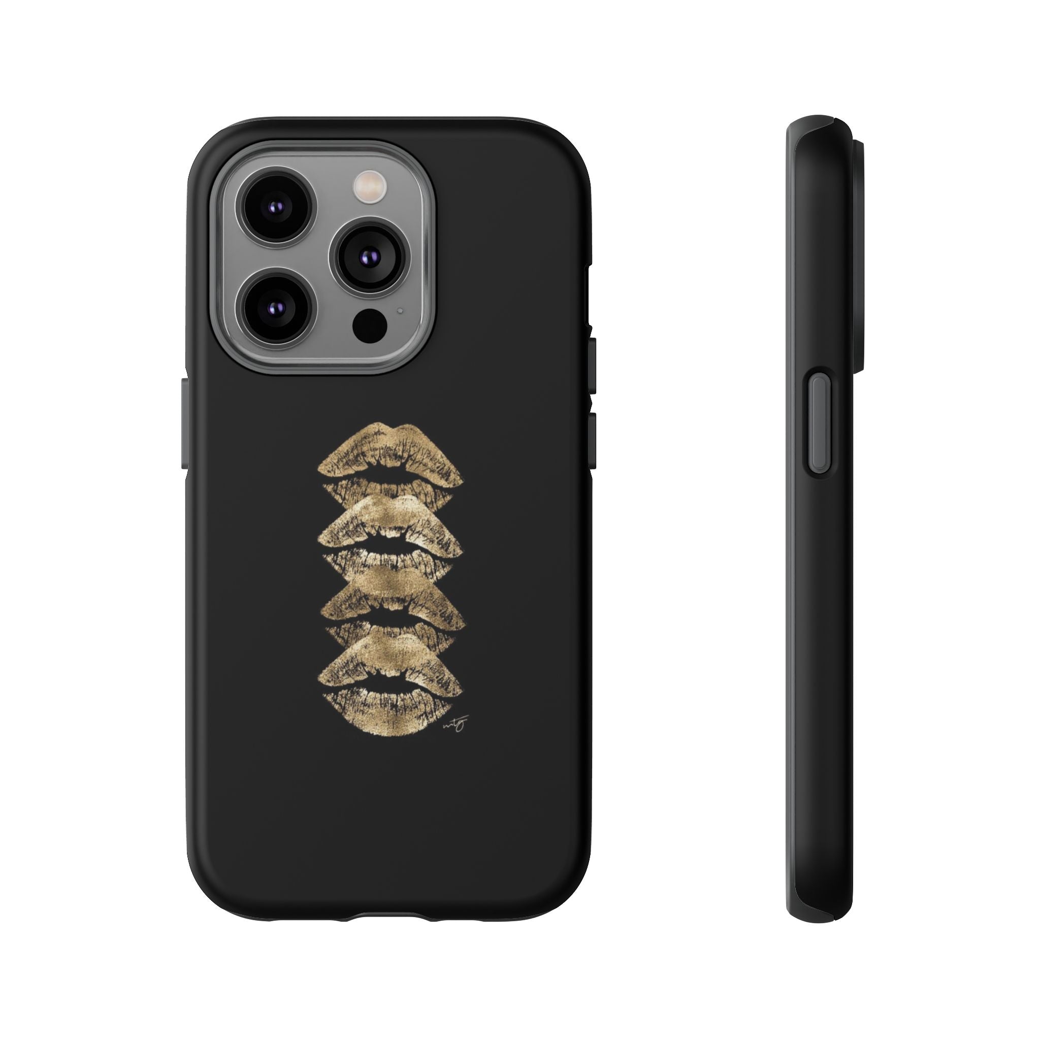 Golden Lipstick Phone Case
