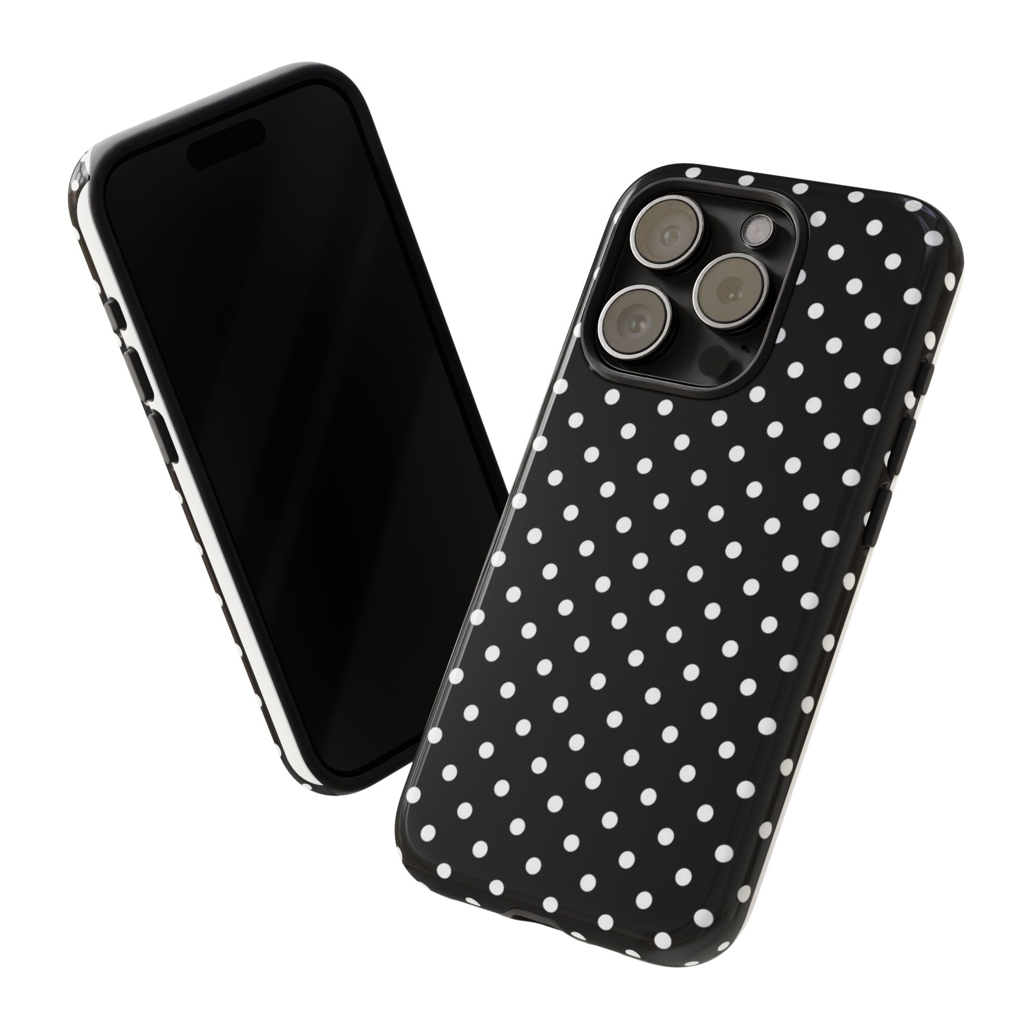 Black Polka Dot Phone Case