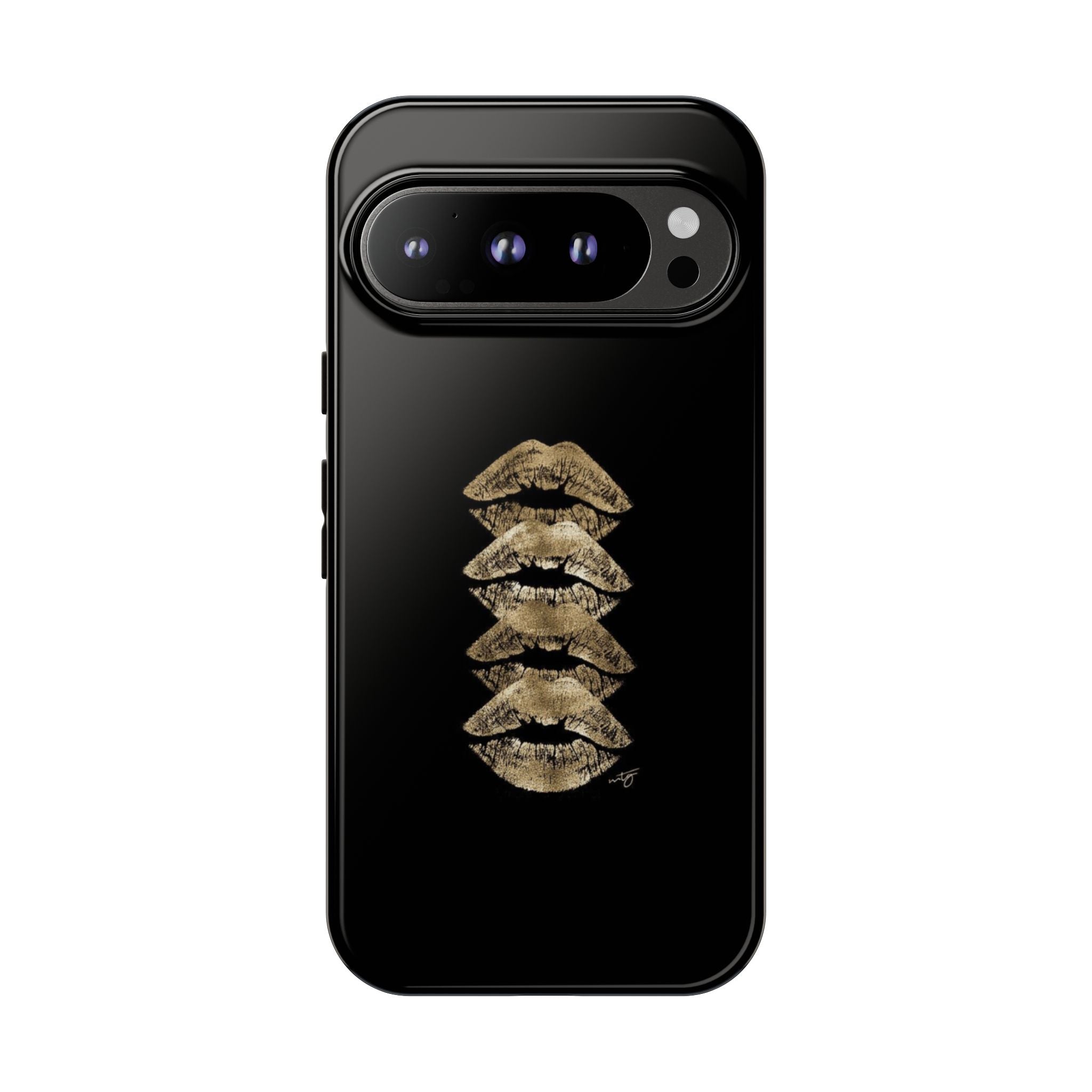 Golden Lipstick Phone Case