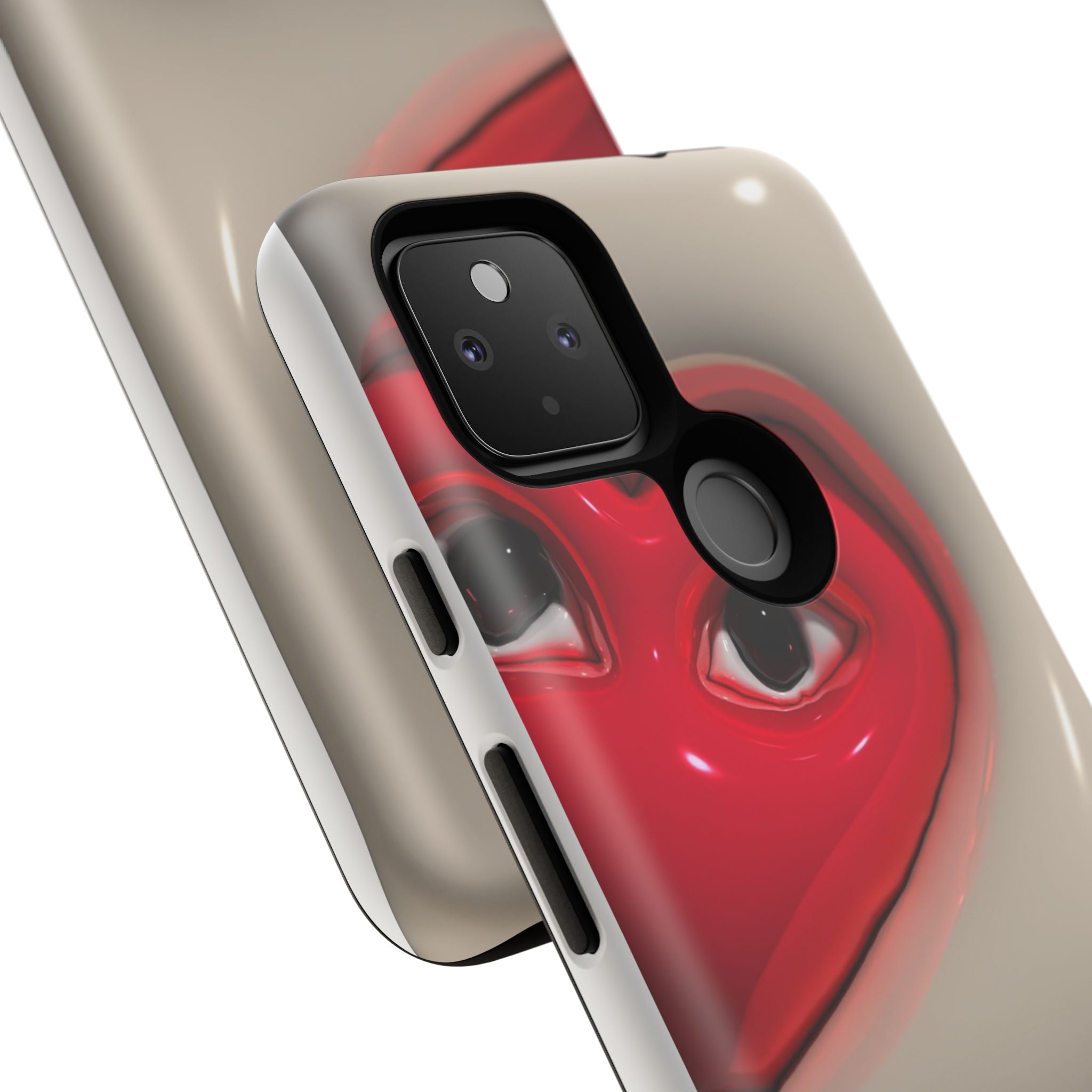3D Hearts Phone Case