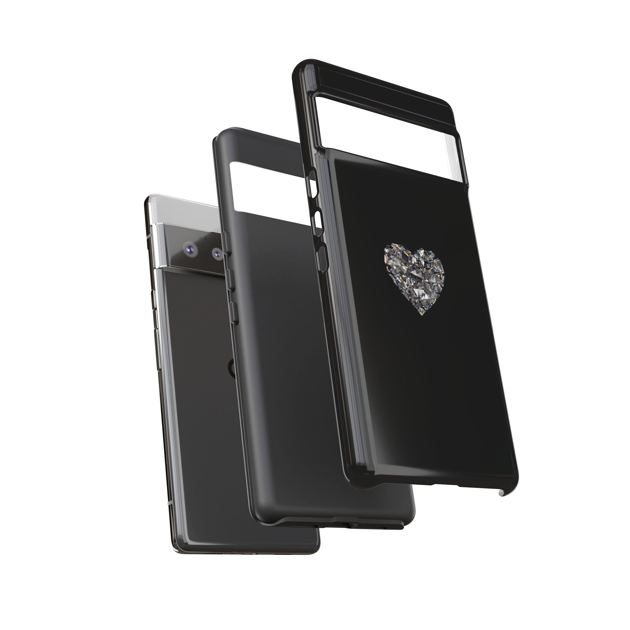 Crystal Heart Phone Case