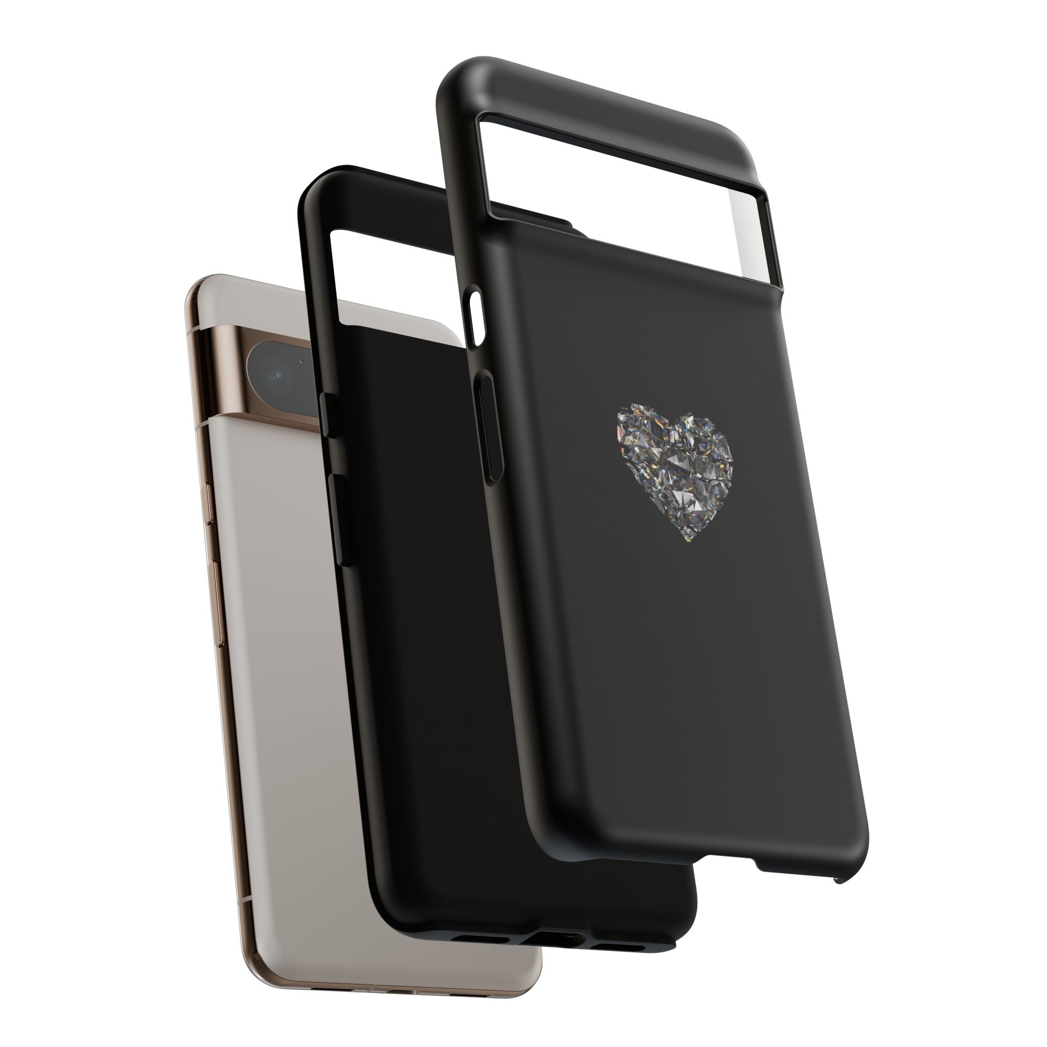 Crystal Heart Phone Case
