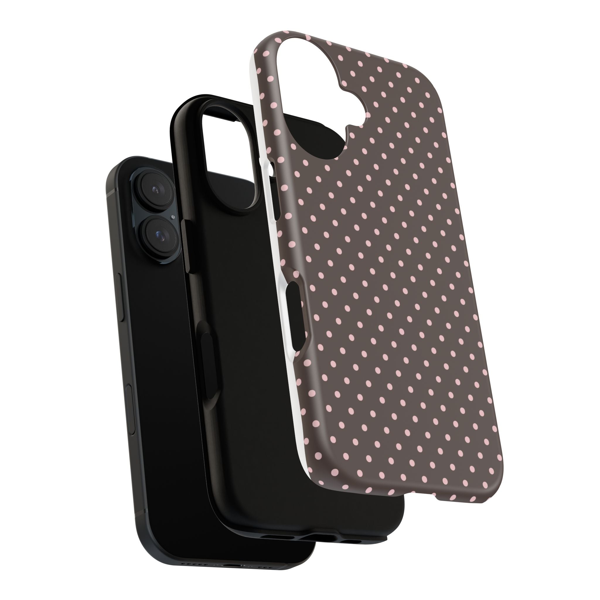 Brown Polka Phone Case