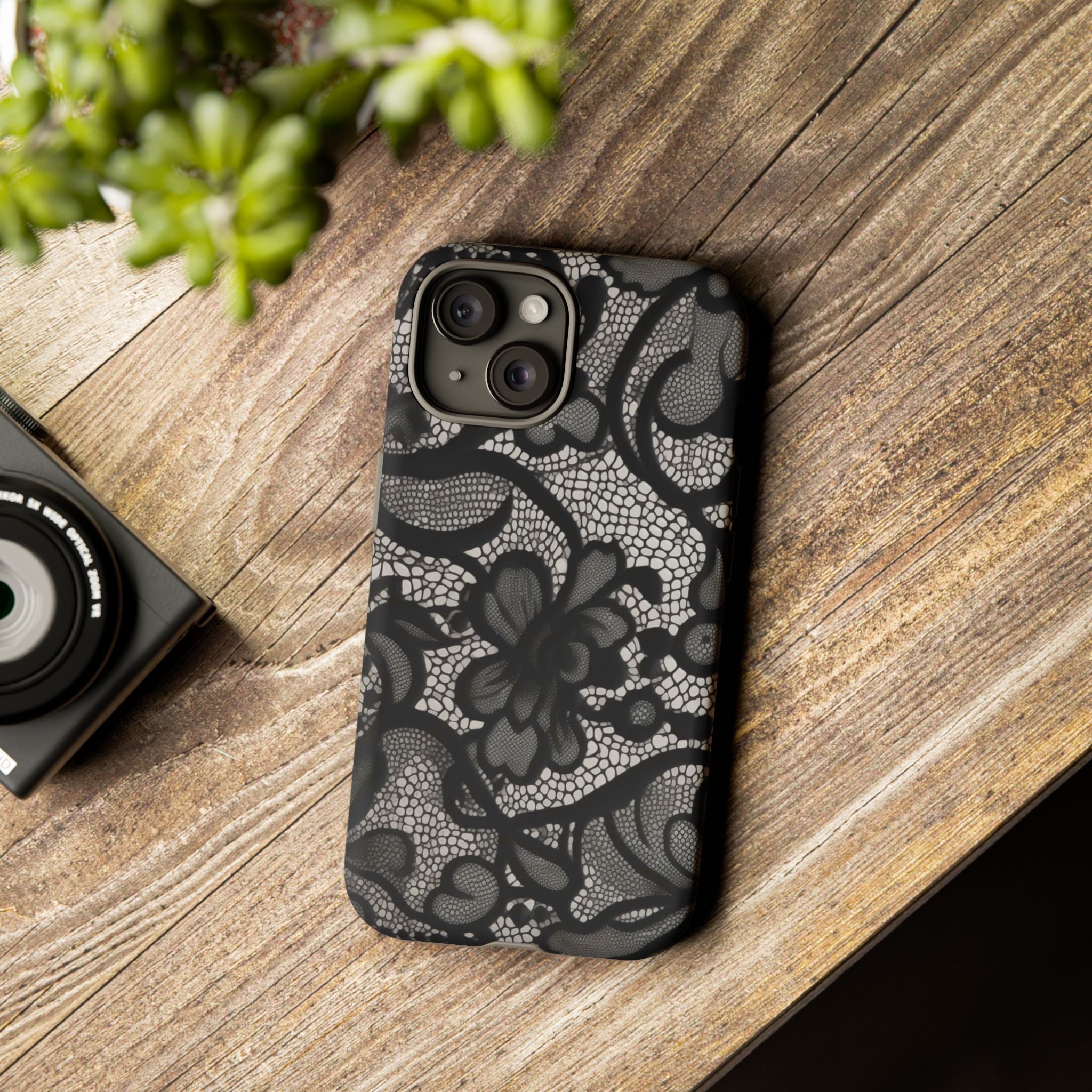 Black Lace Phone Case