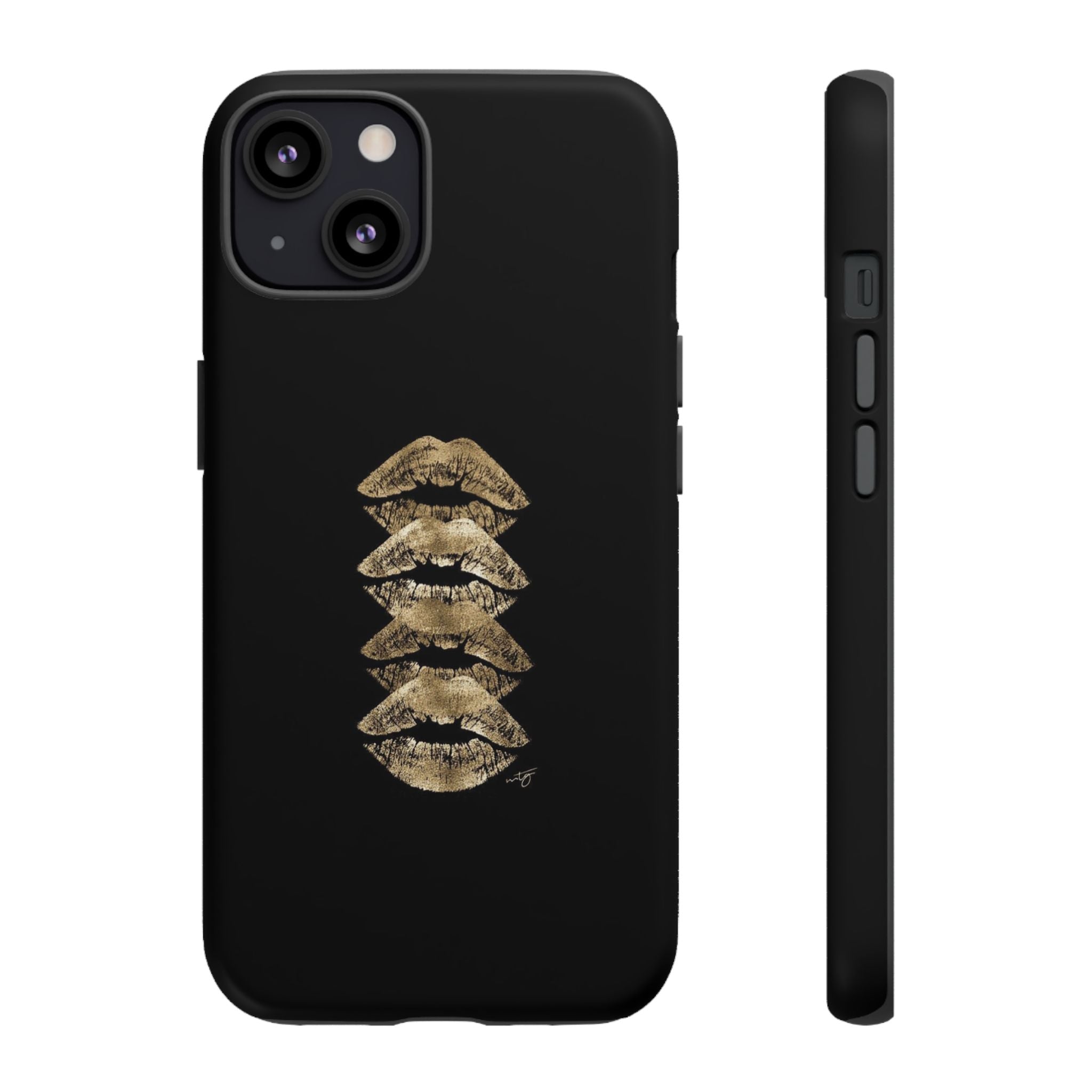 Golden Lipstick Phone Case
