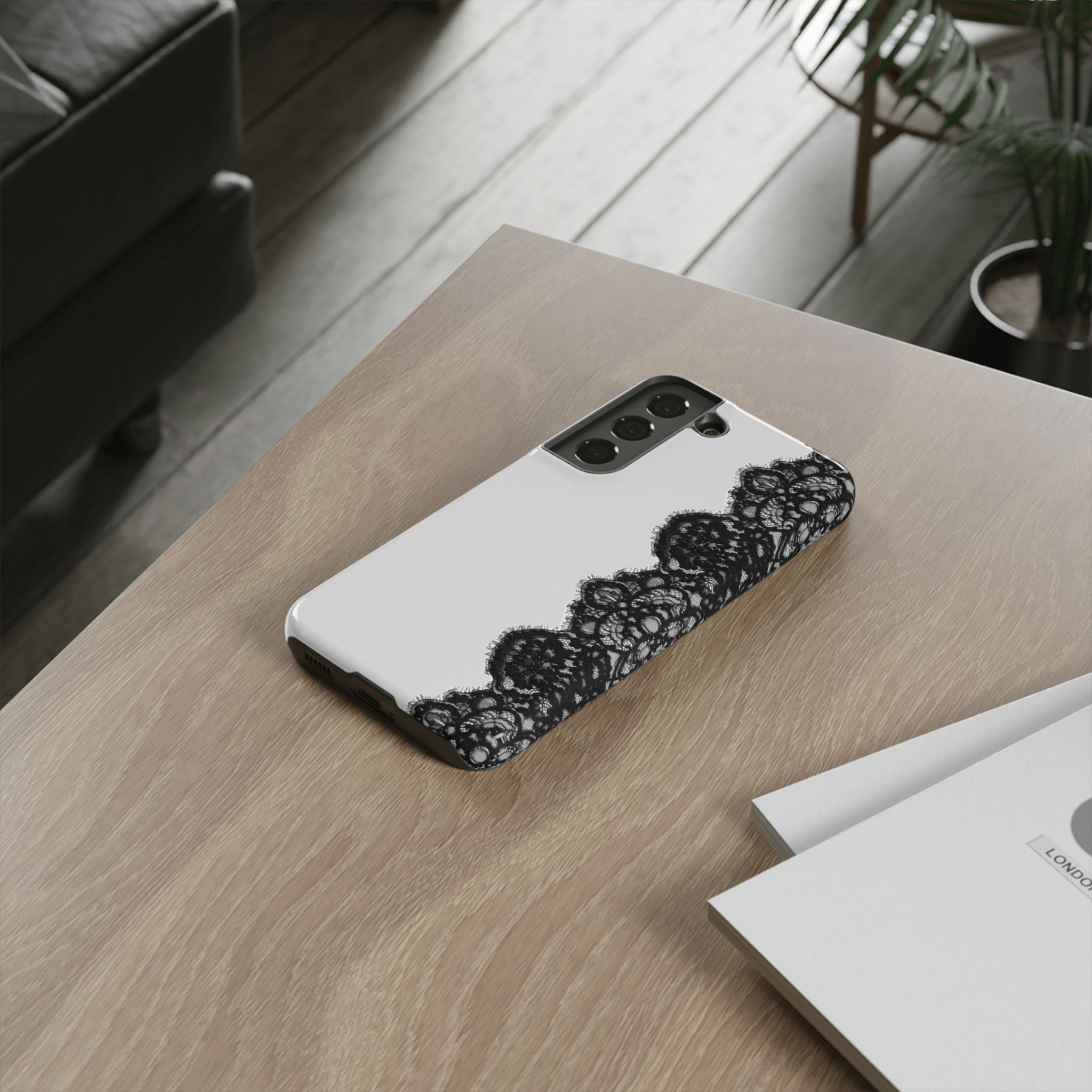 Black Lace Phone Case