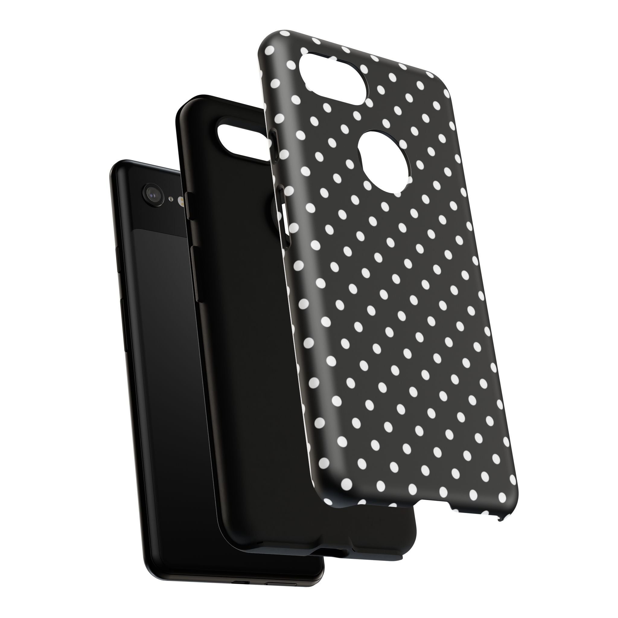 Black Polka Dot Phone Case