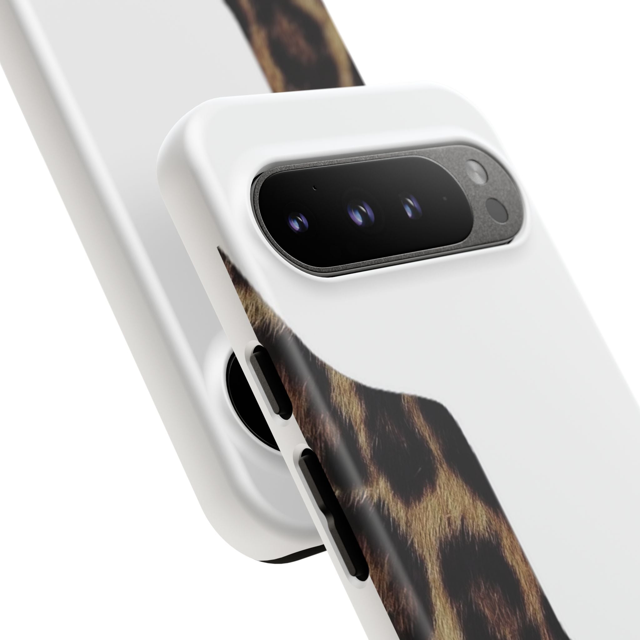 Half Cheetah Print Phone Case