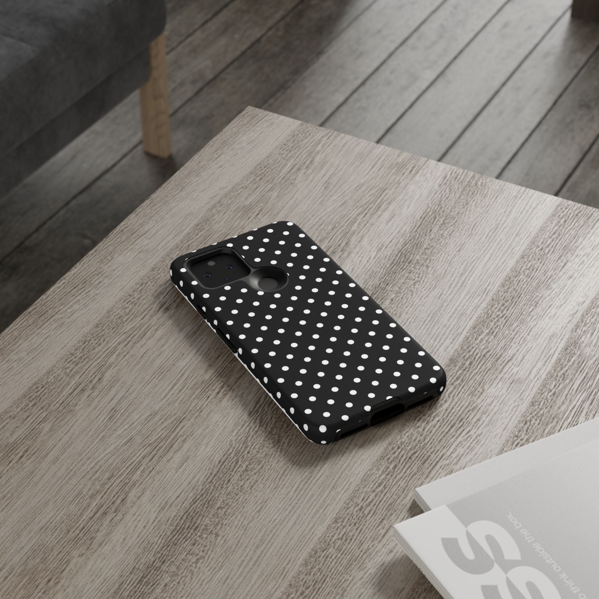 Black Polka Dot Phone Case