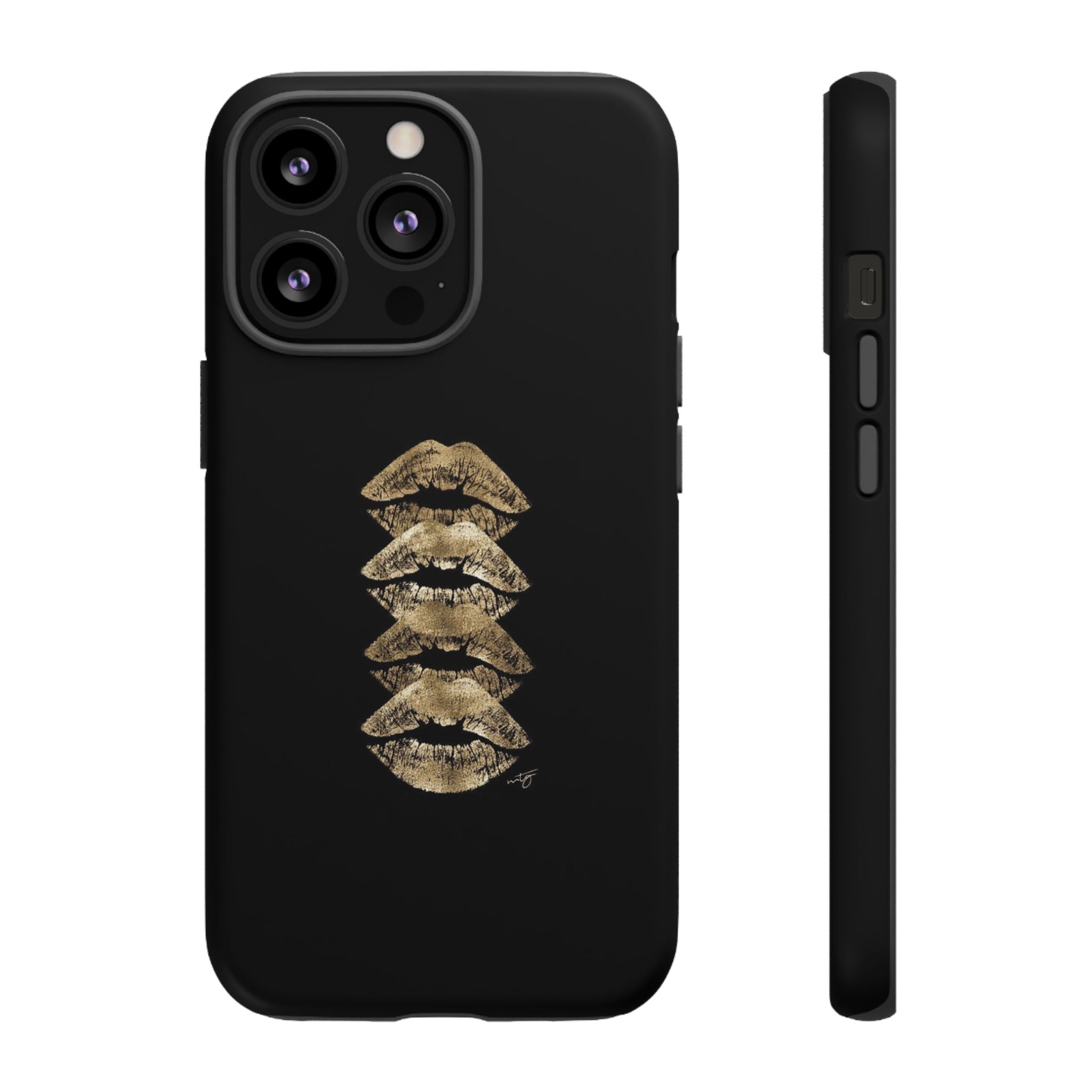 Golden Lipstick Phone Case
