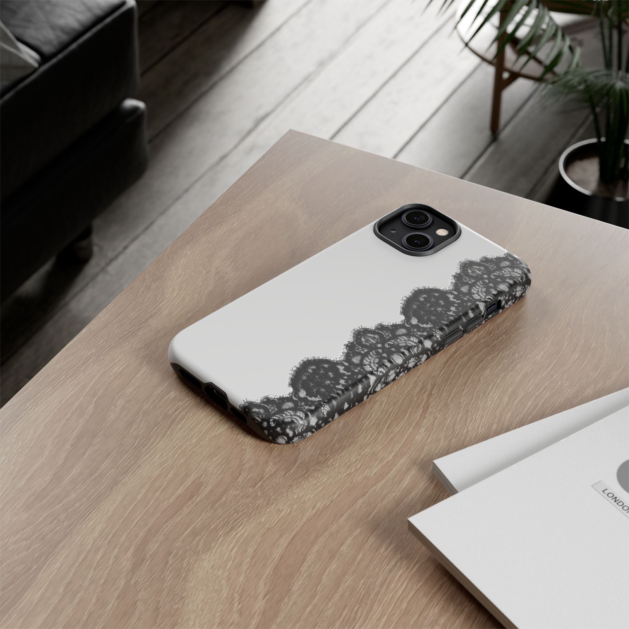 Black Lace Phone Case