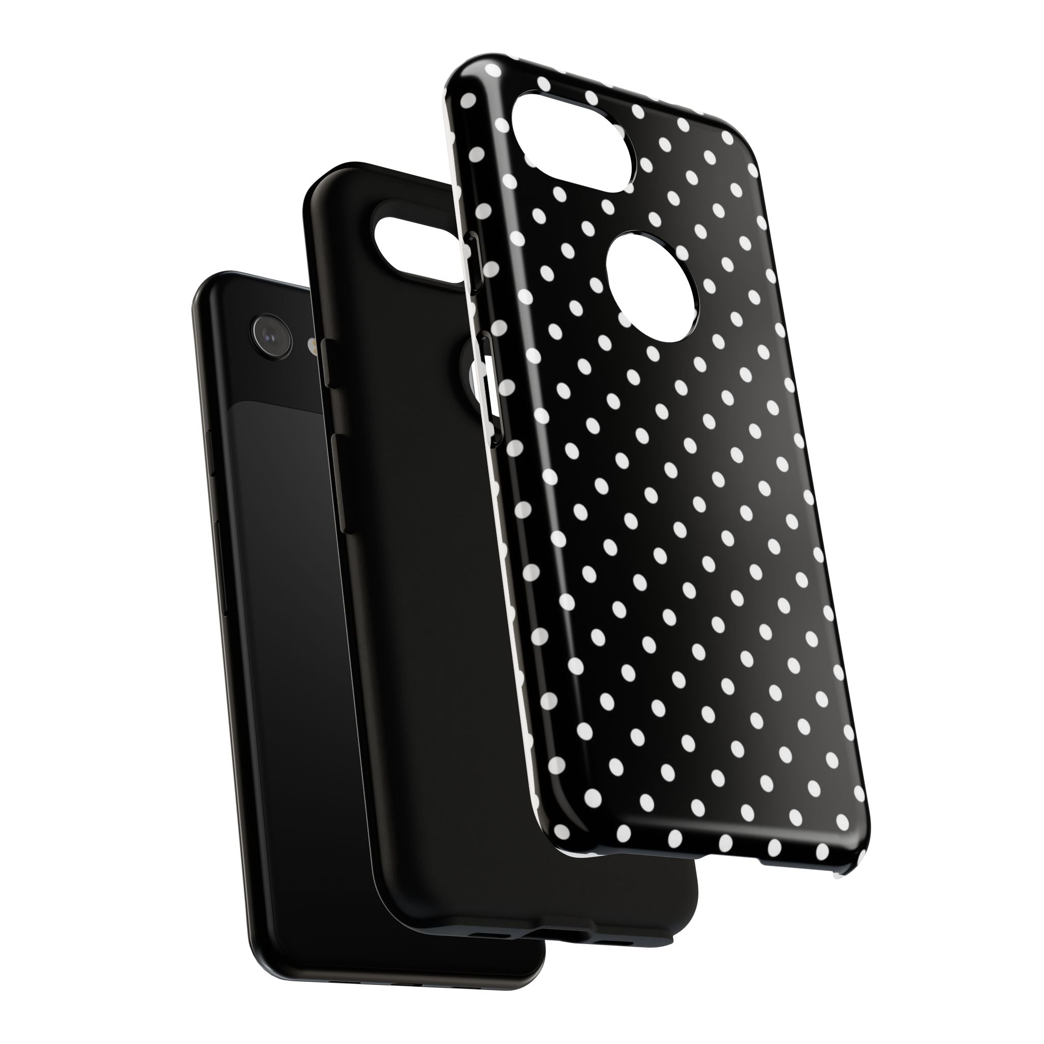 Black Polka Dot Phone Case