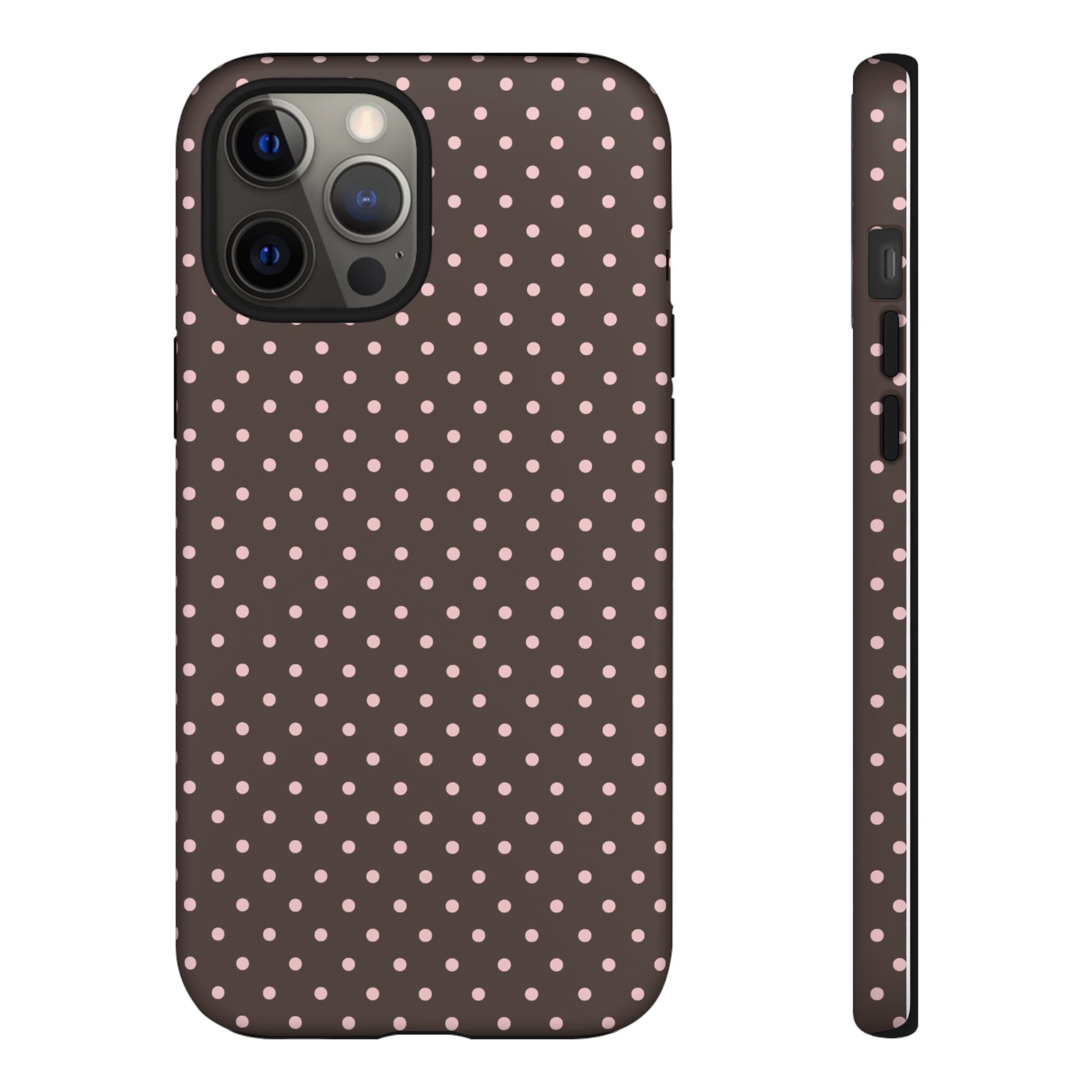 Brown Polka Phone Case
