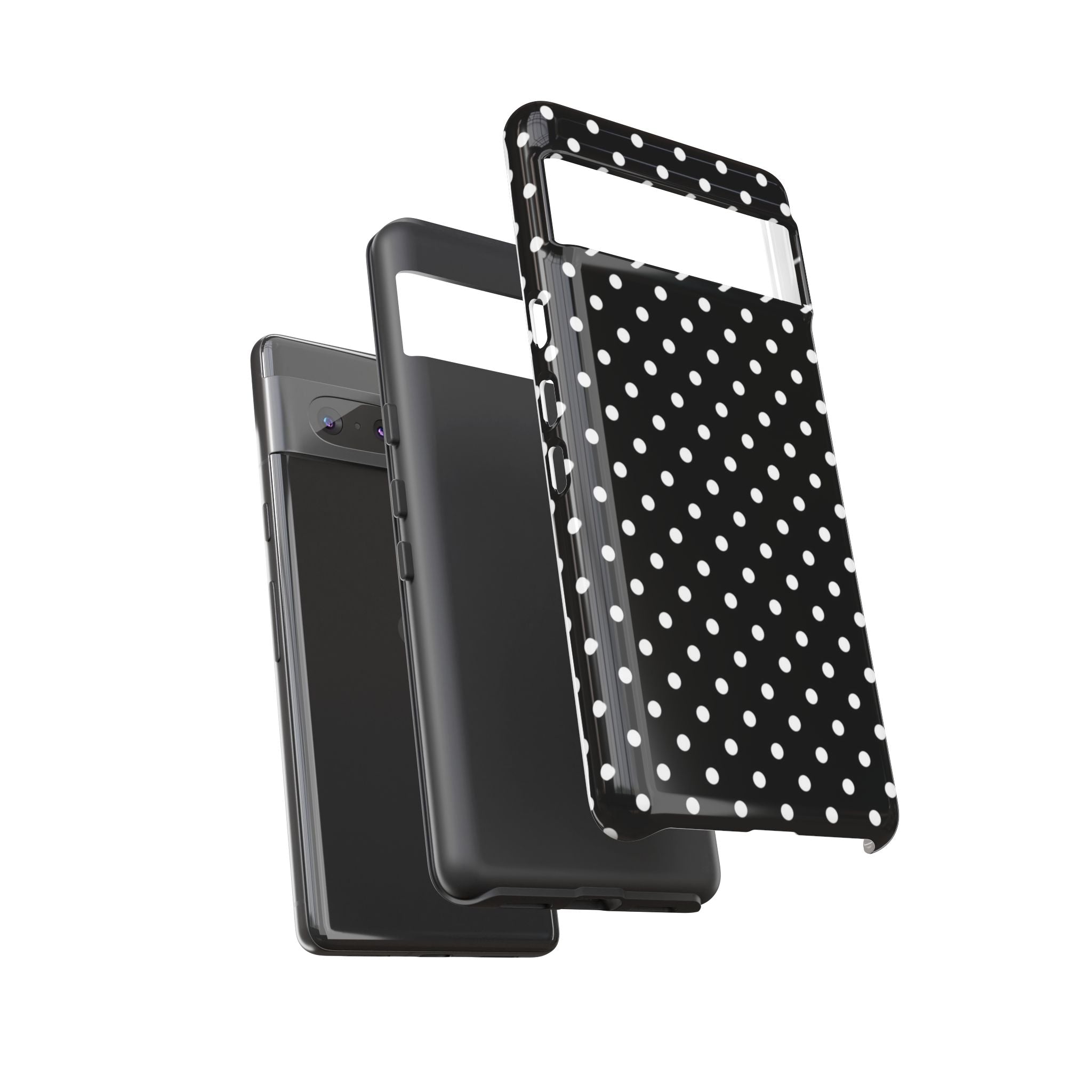 Black Polka Dot Phone Case