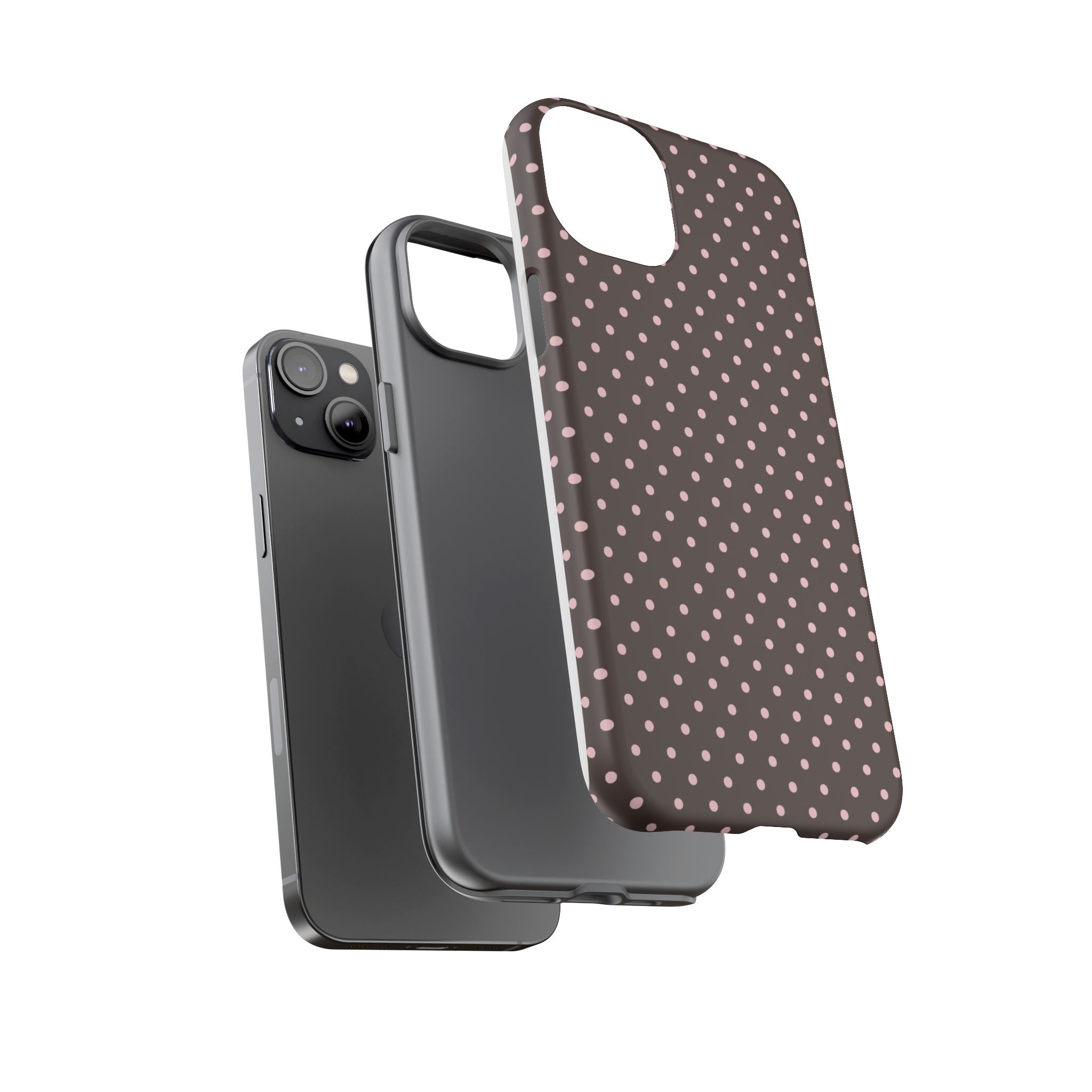 Brown Polka Phone Case
