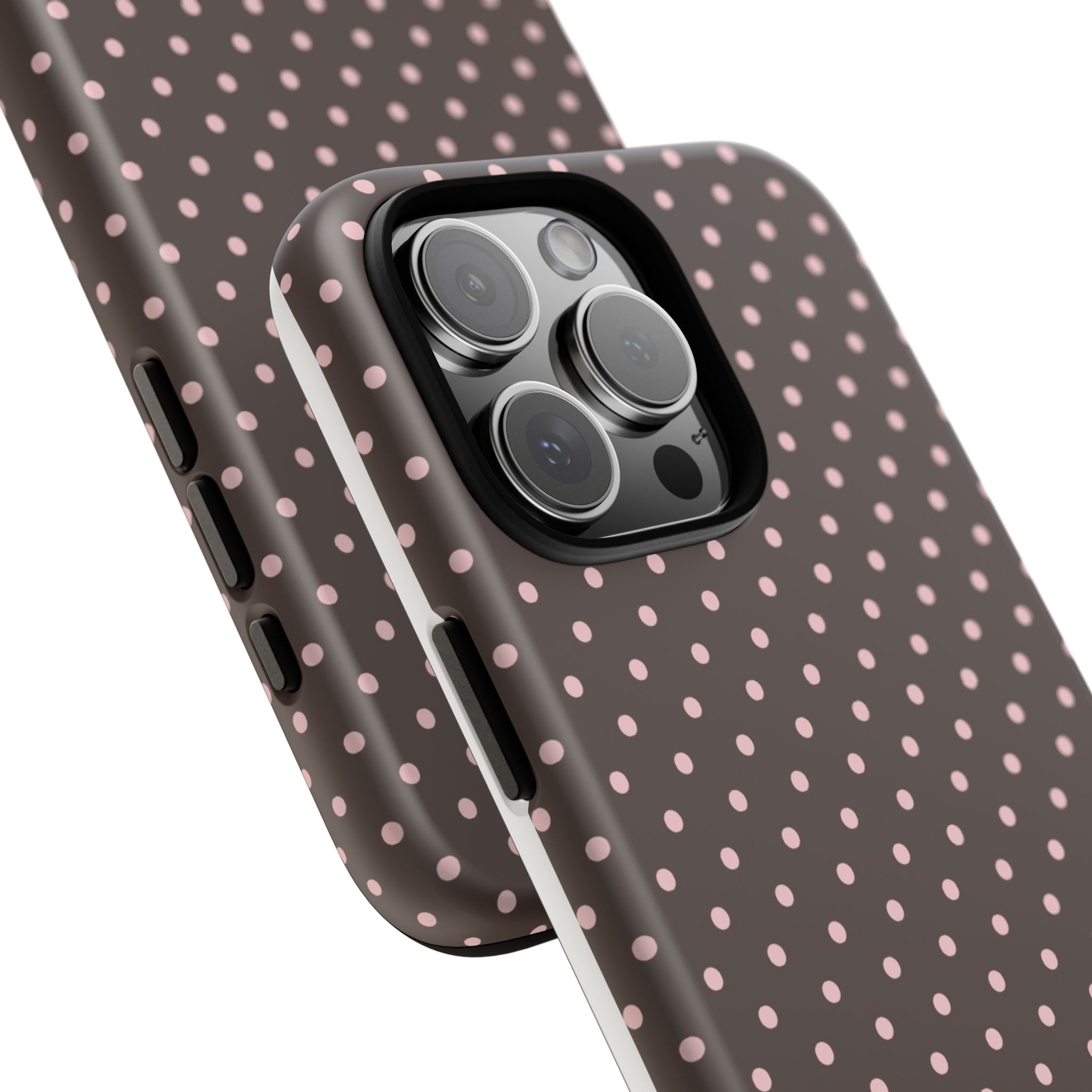 Brown Polka Phone Case