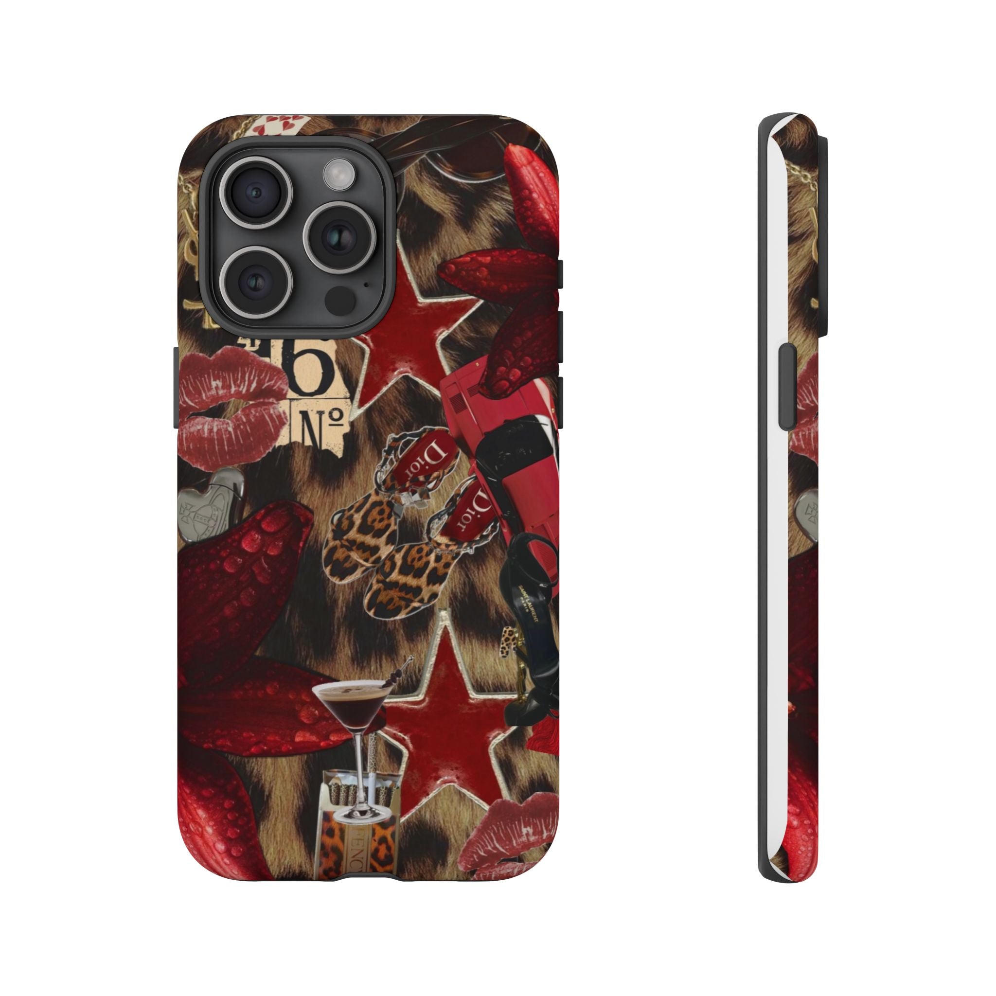 Cheetah Red Phone Case