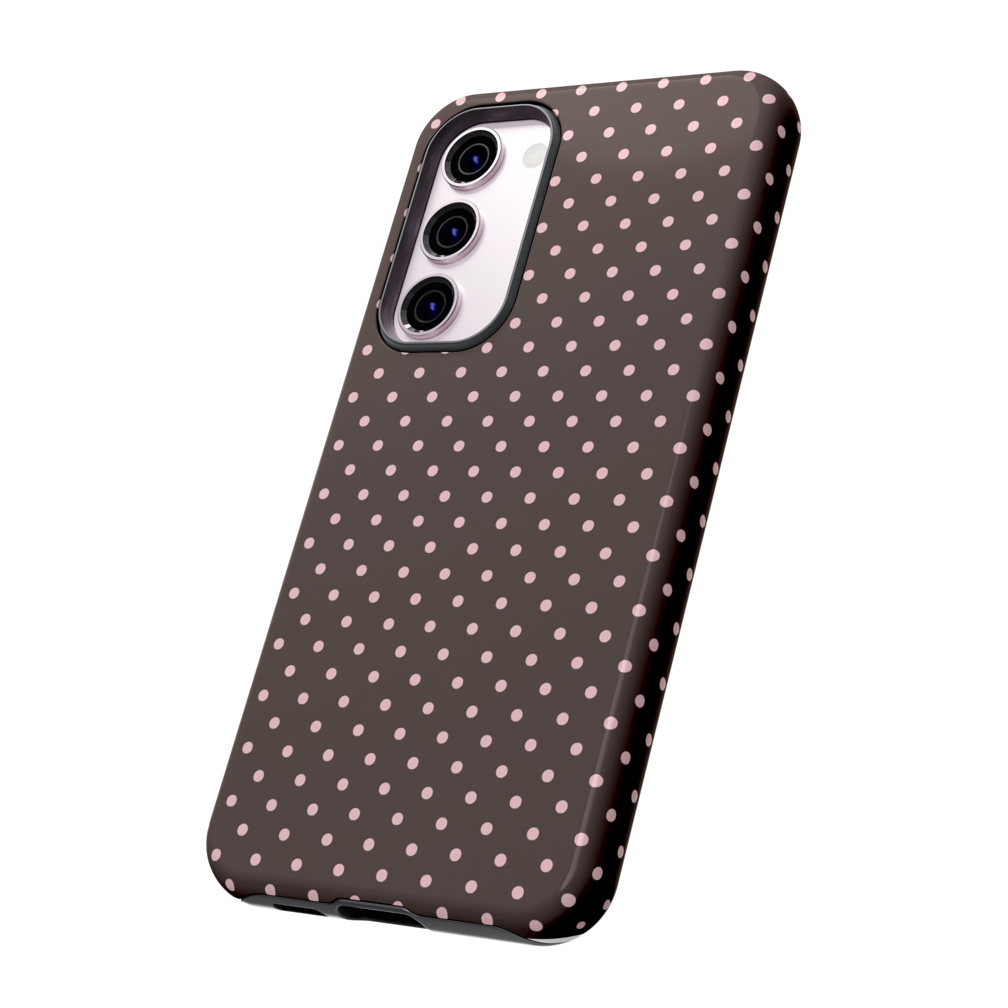 Brown Polka Phone Case