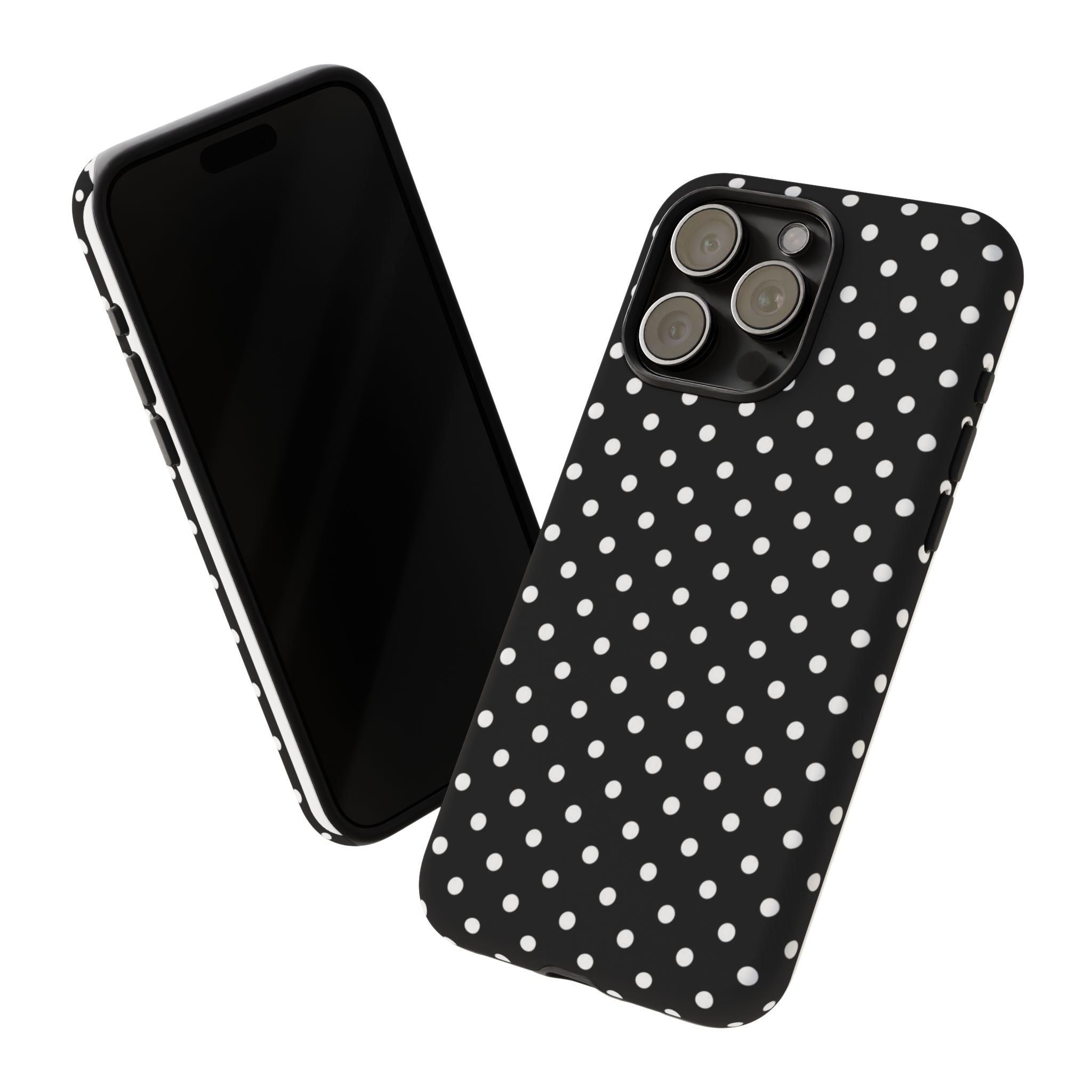Black Polka Dot Phone Case