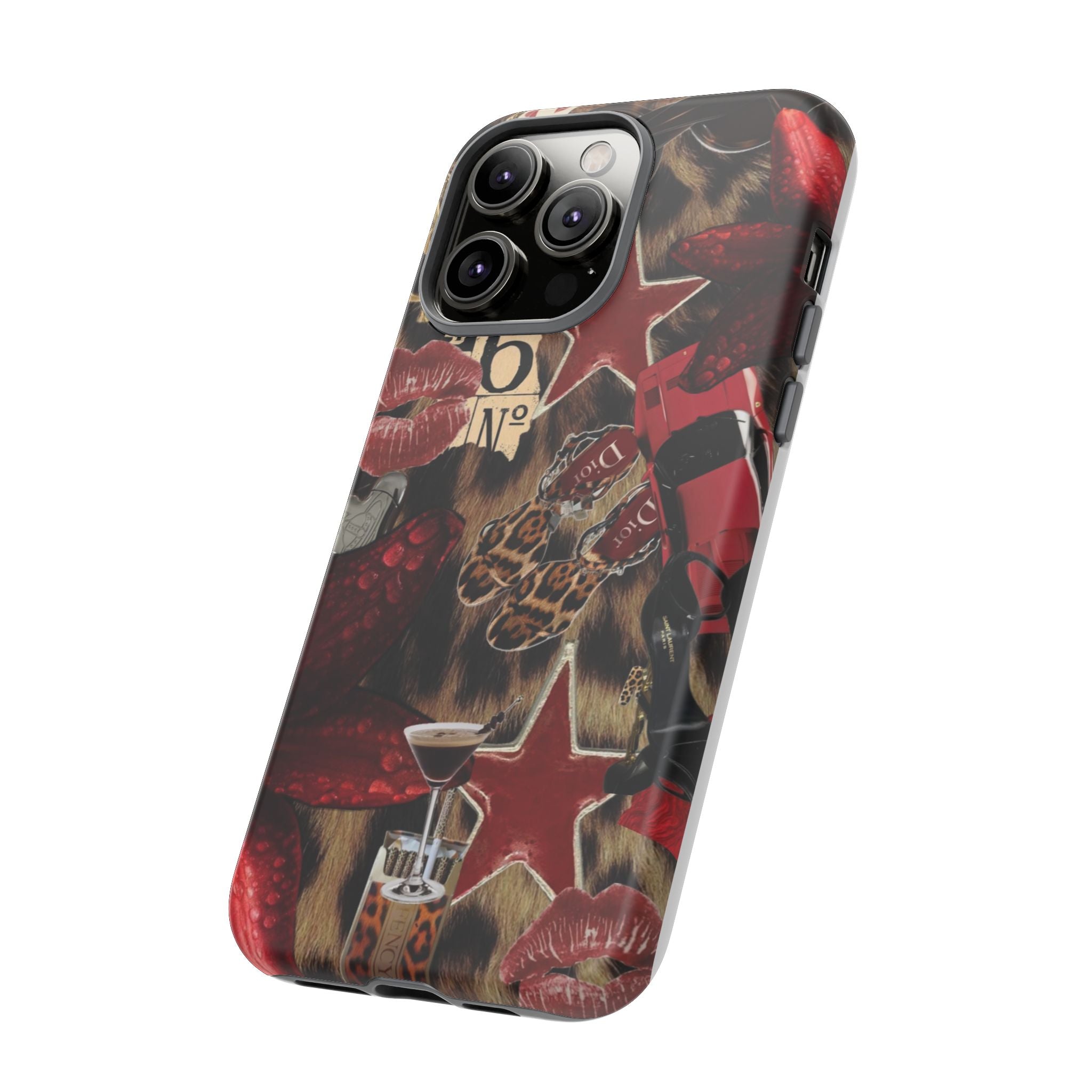Cheetah Red Phone Case