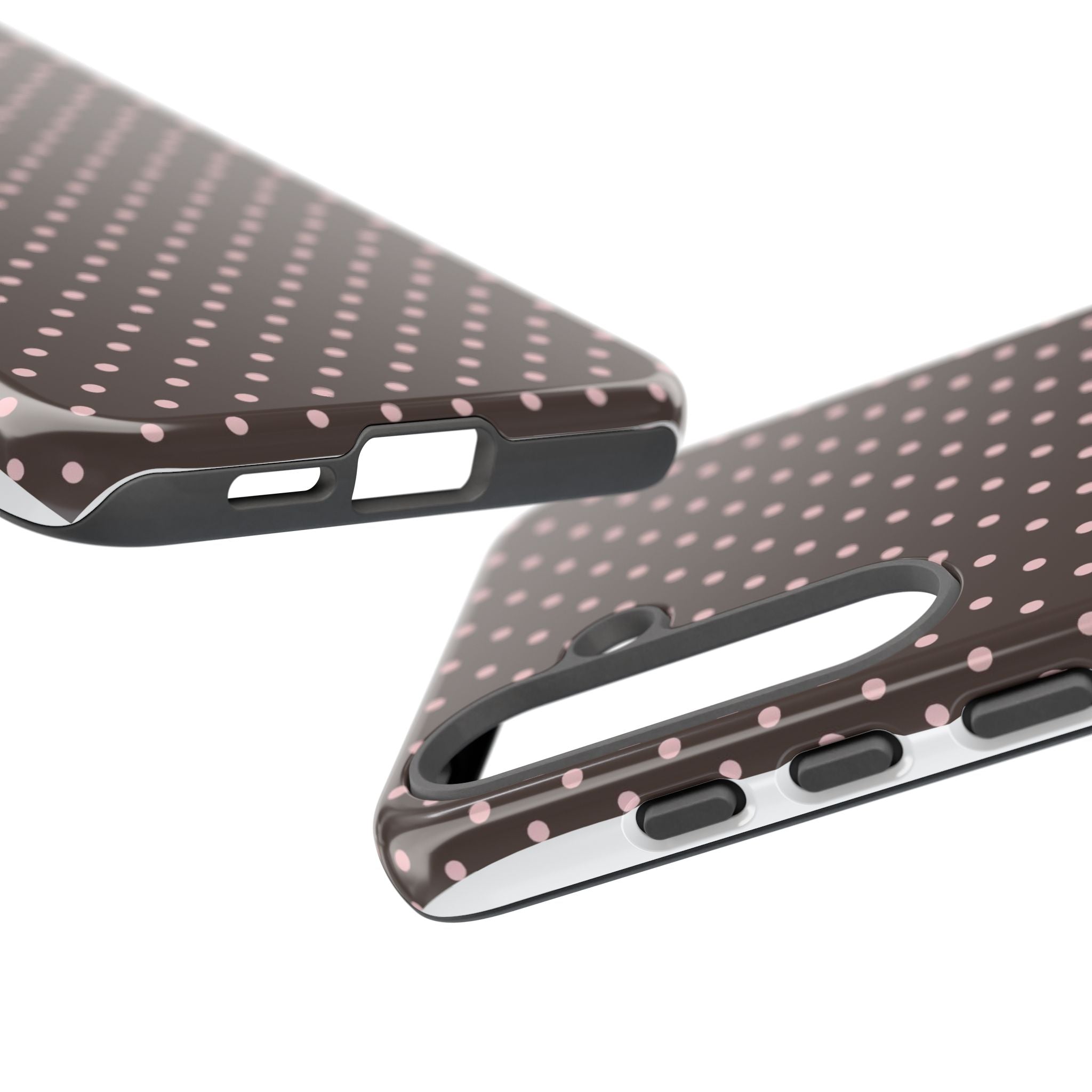 Brown Polka Phone Case