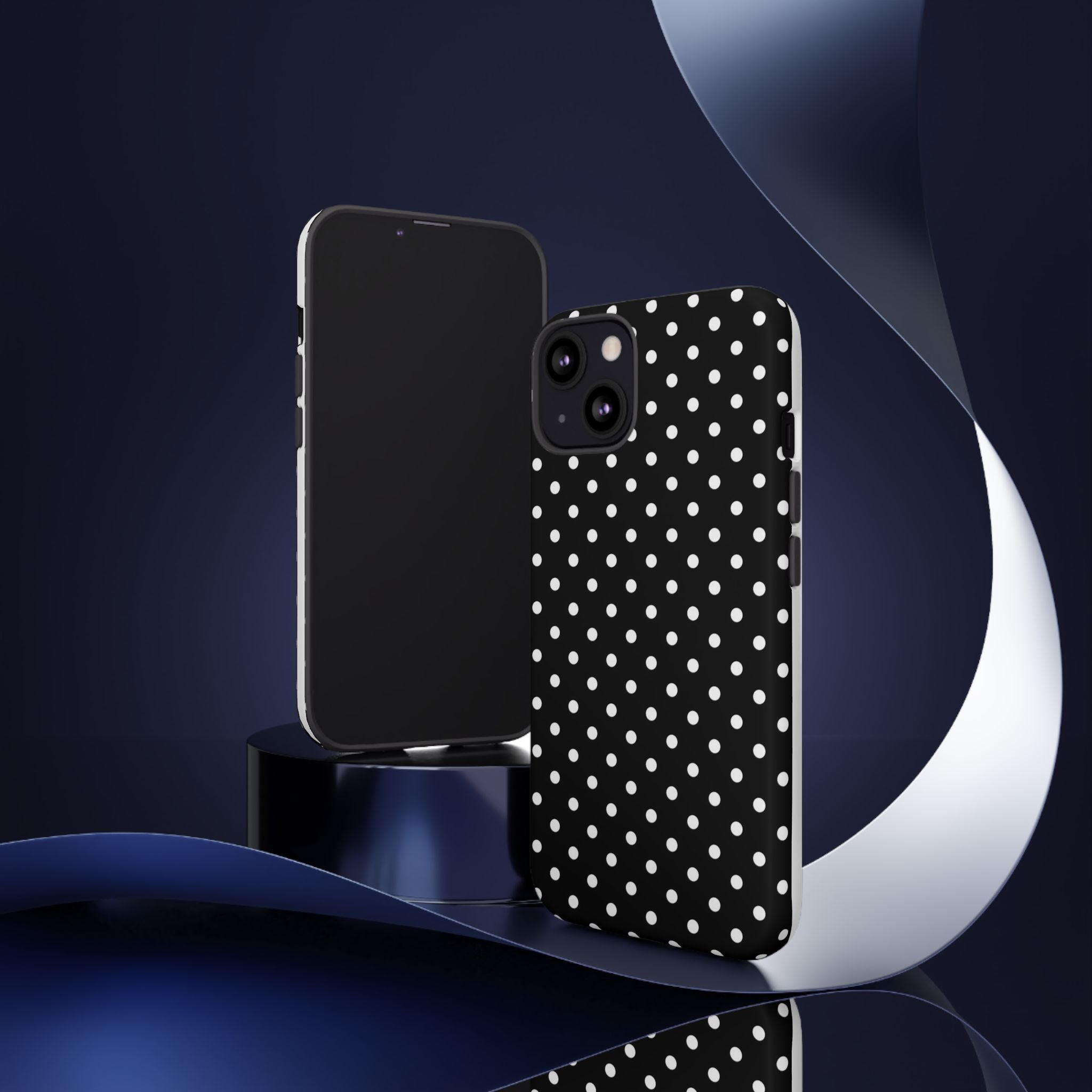 Black Polka Dot Phone Case