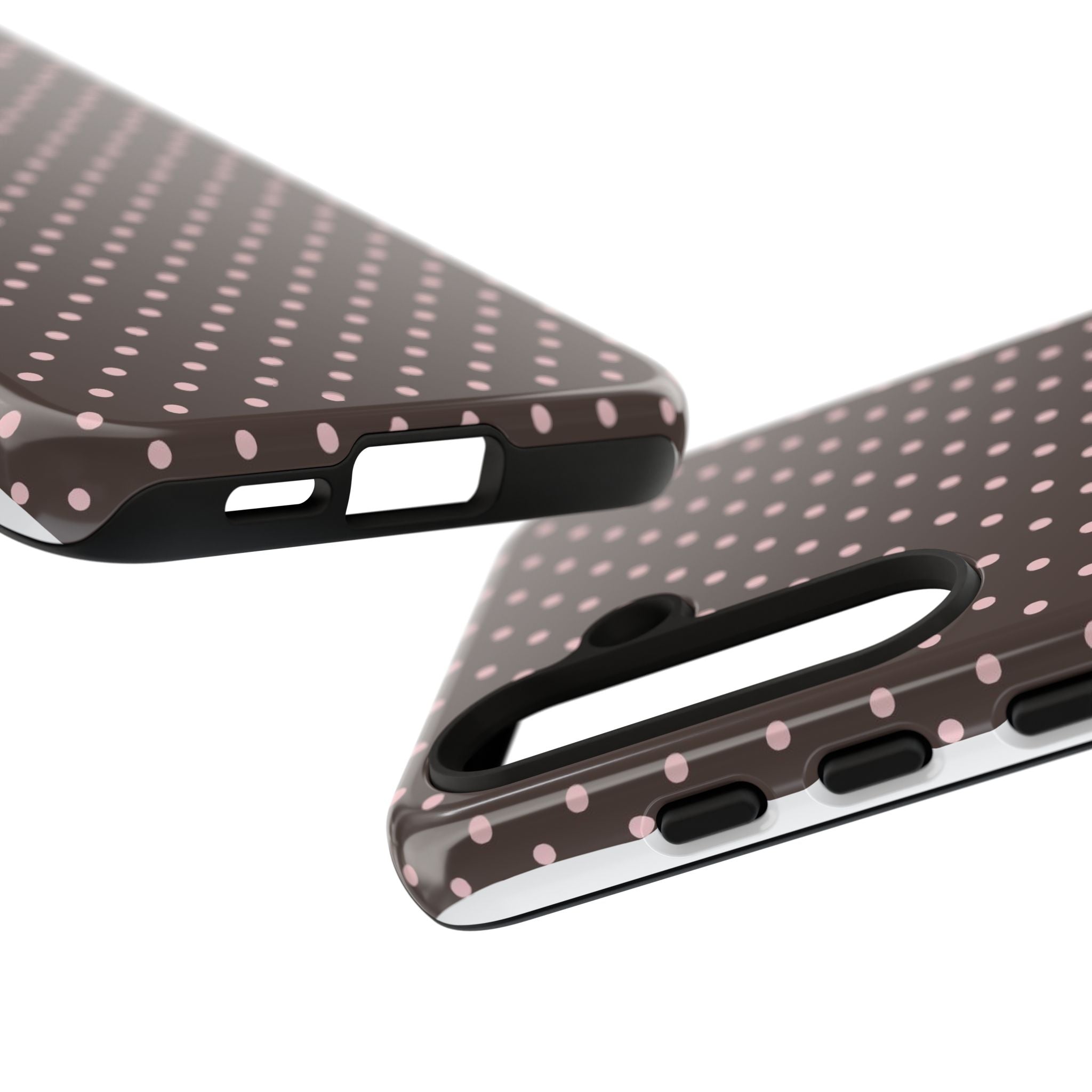 Brown Polka Phone Case