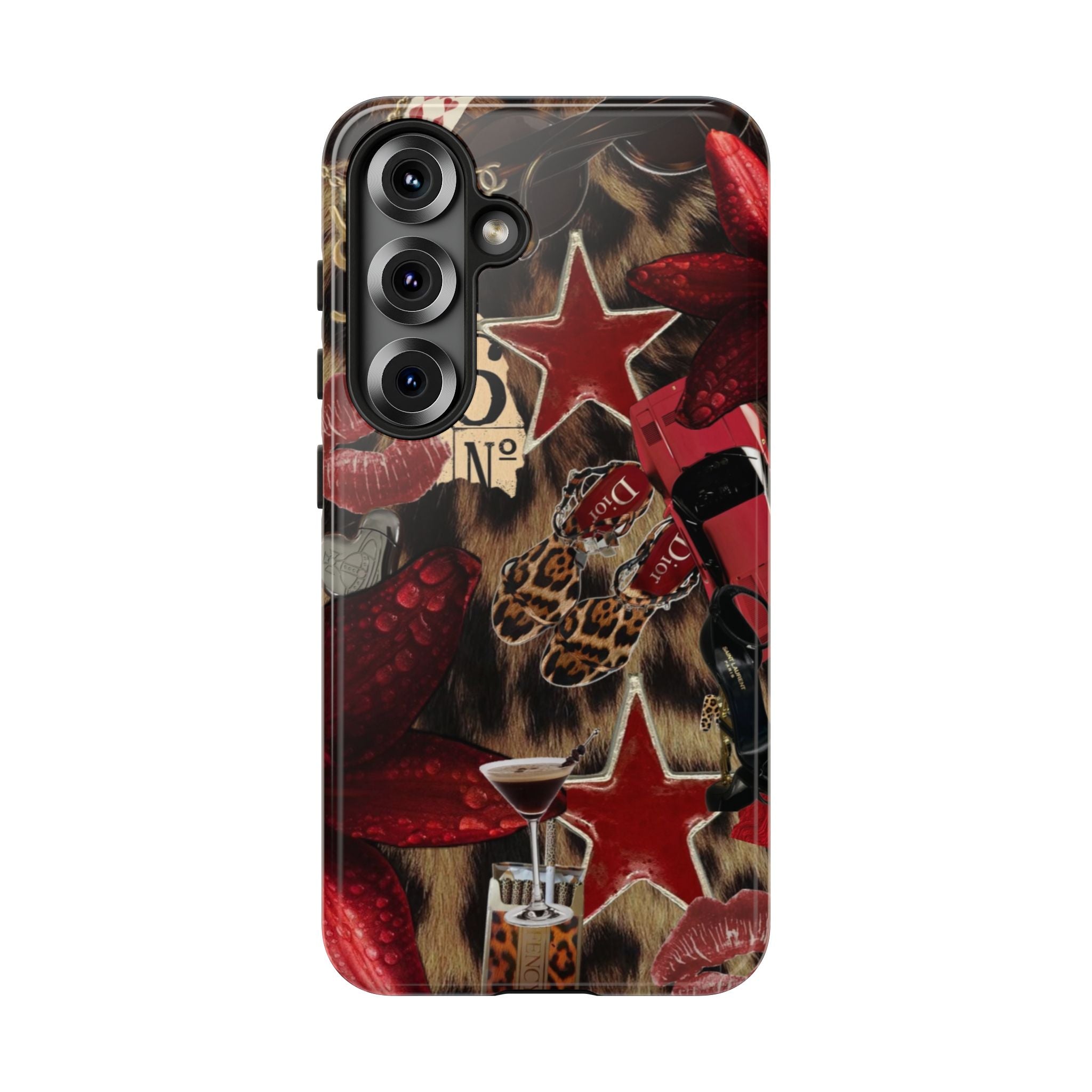 Cheetah Red Phone Case