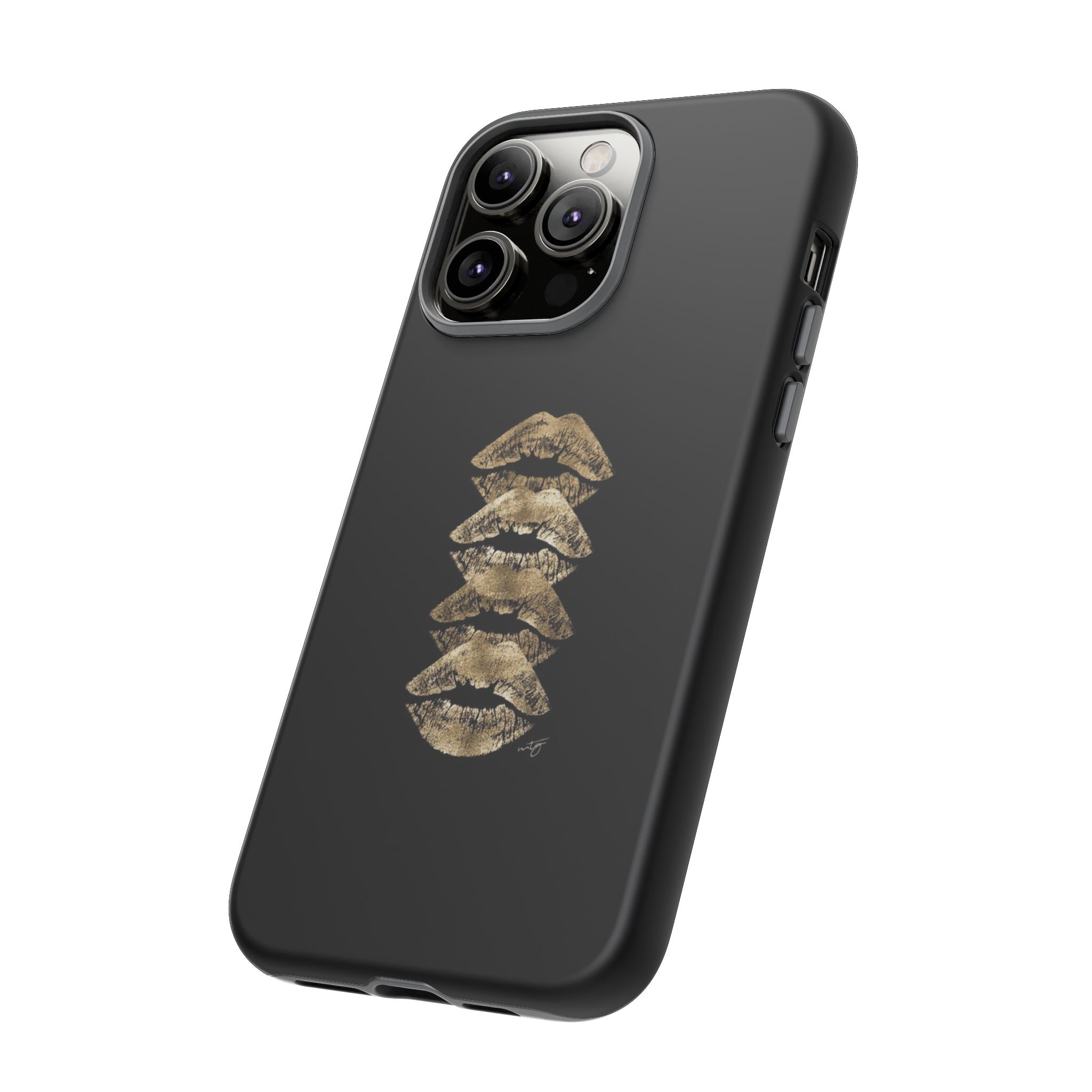 Golden Lipstick Phone Case