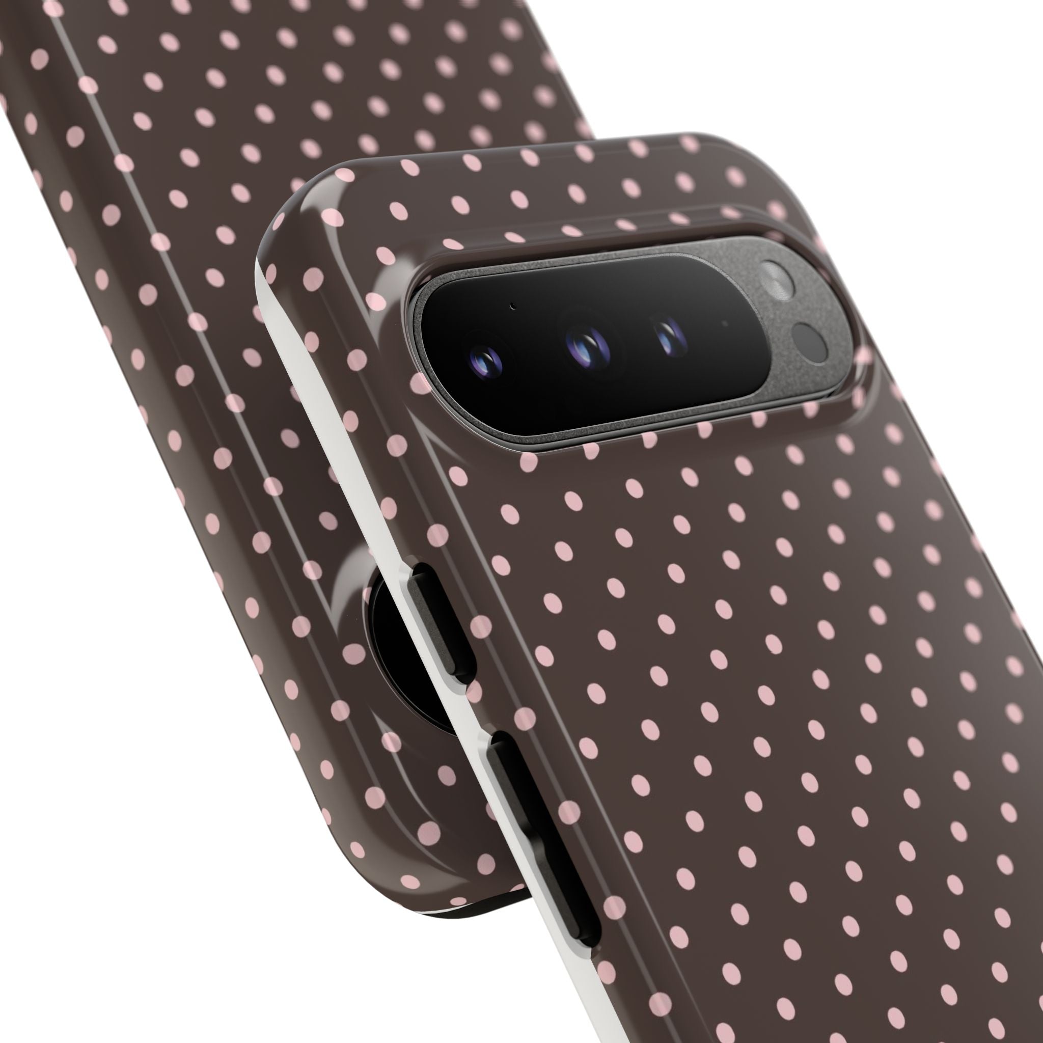 Brown Polka Phone Case